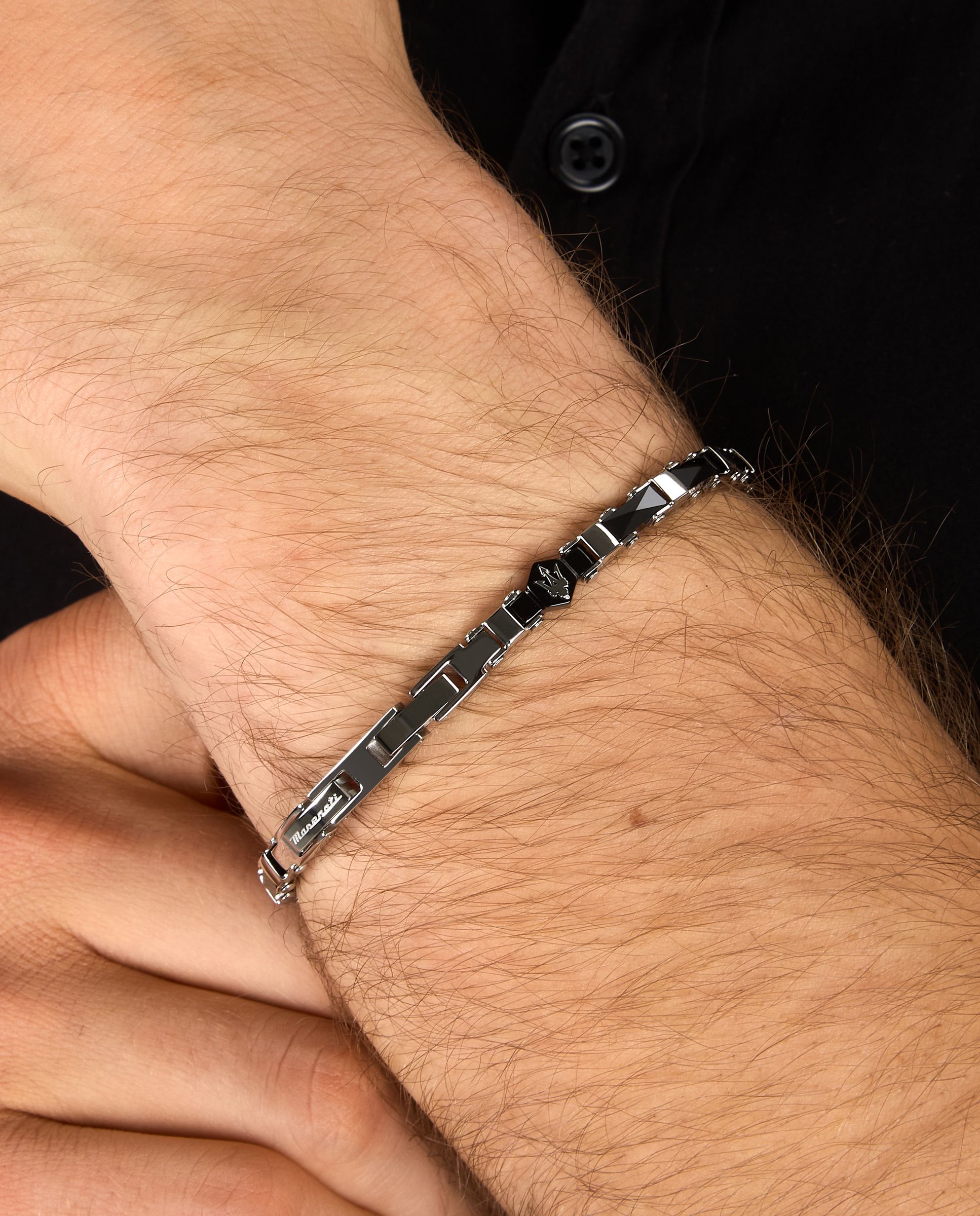 Pulseira Varis de Aço Prateada Prata-5