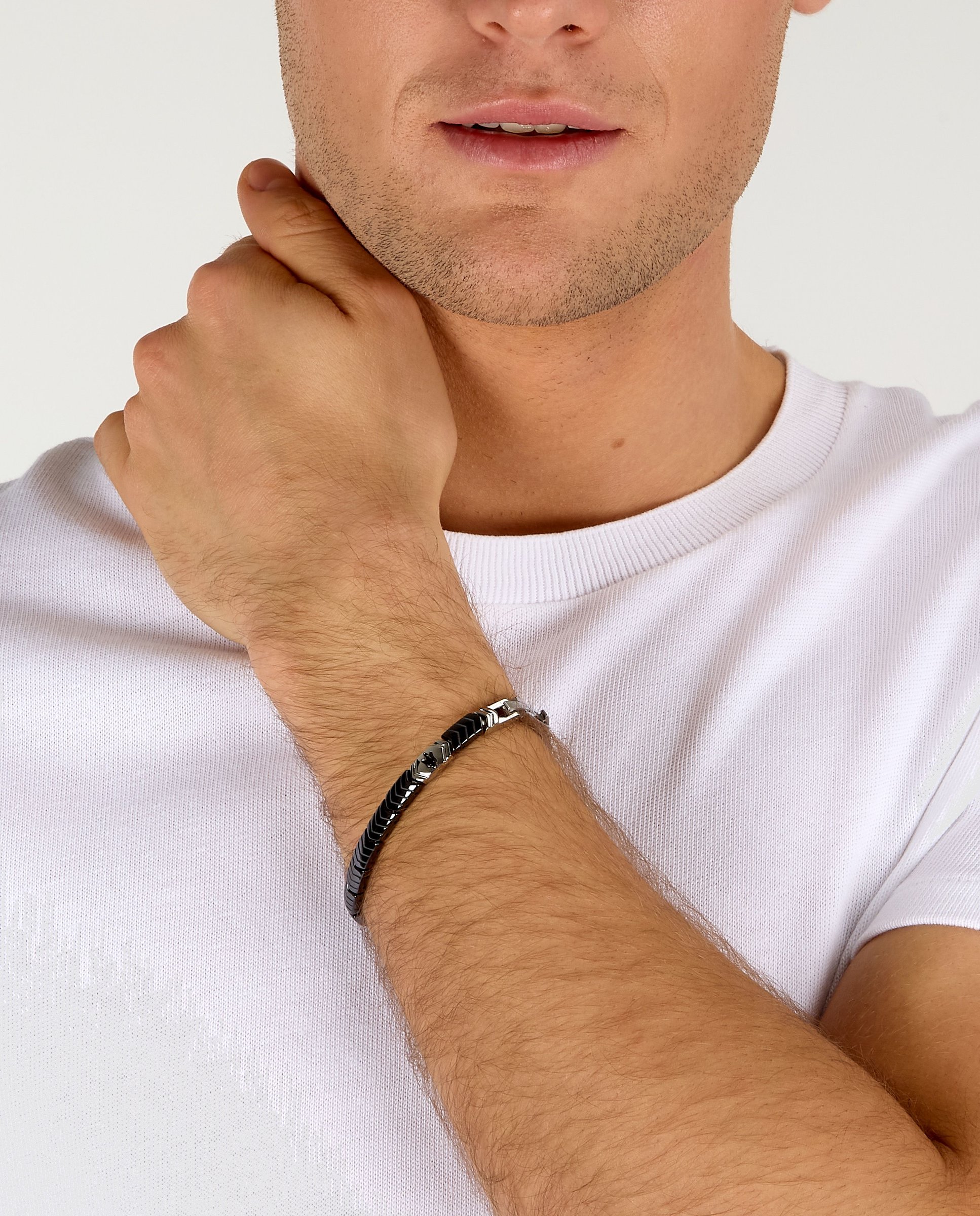 Pulseira Varis de Aço Prateada Prata-4