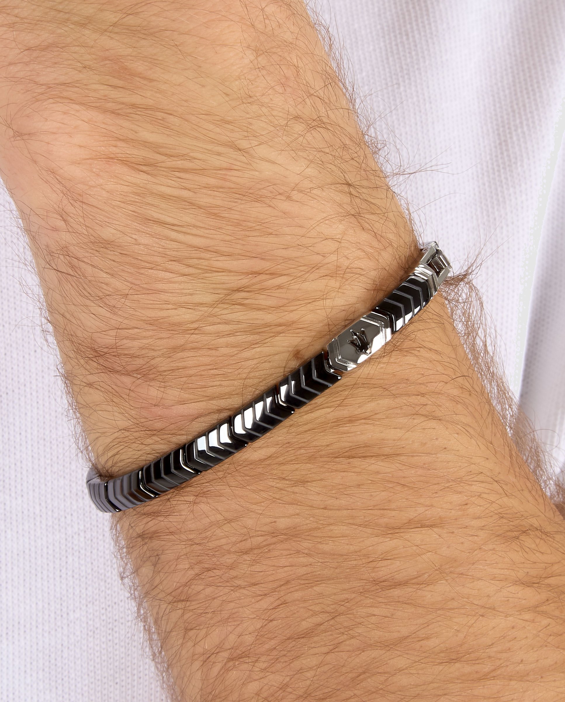 Pulseira Varis de Aço Prateada Prata-5