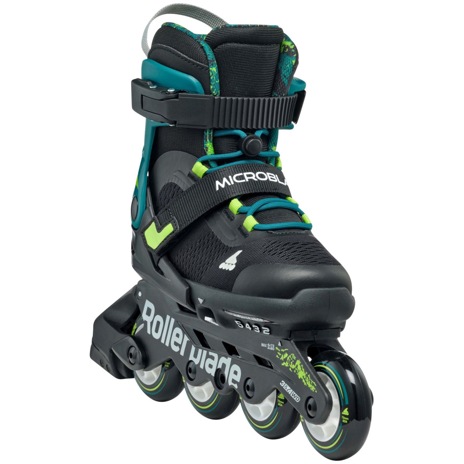Patins Microblade Xt Rollerblade Infantil Preto-4