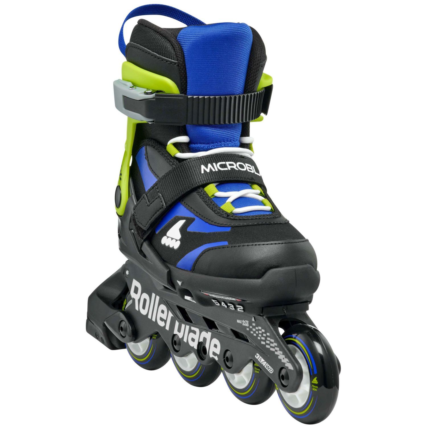 Patins Infantil Microblade Rollerblade Azul-4