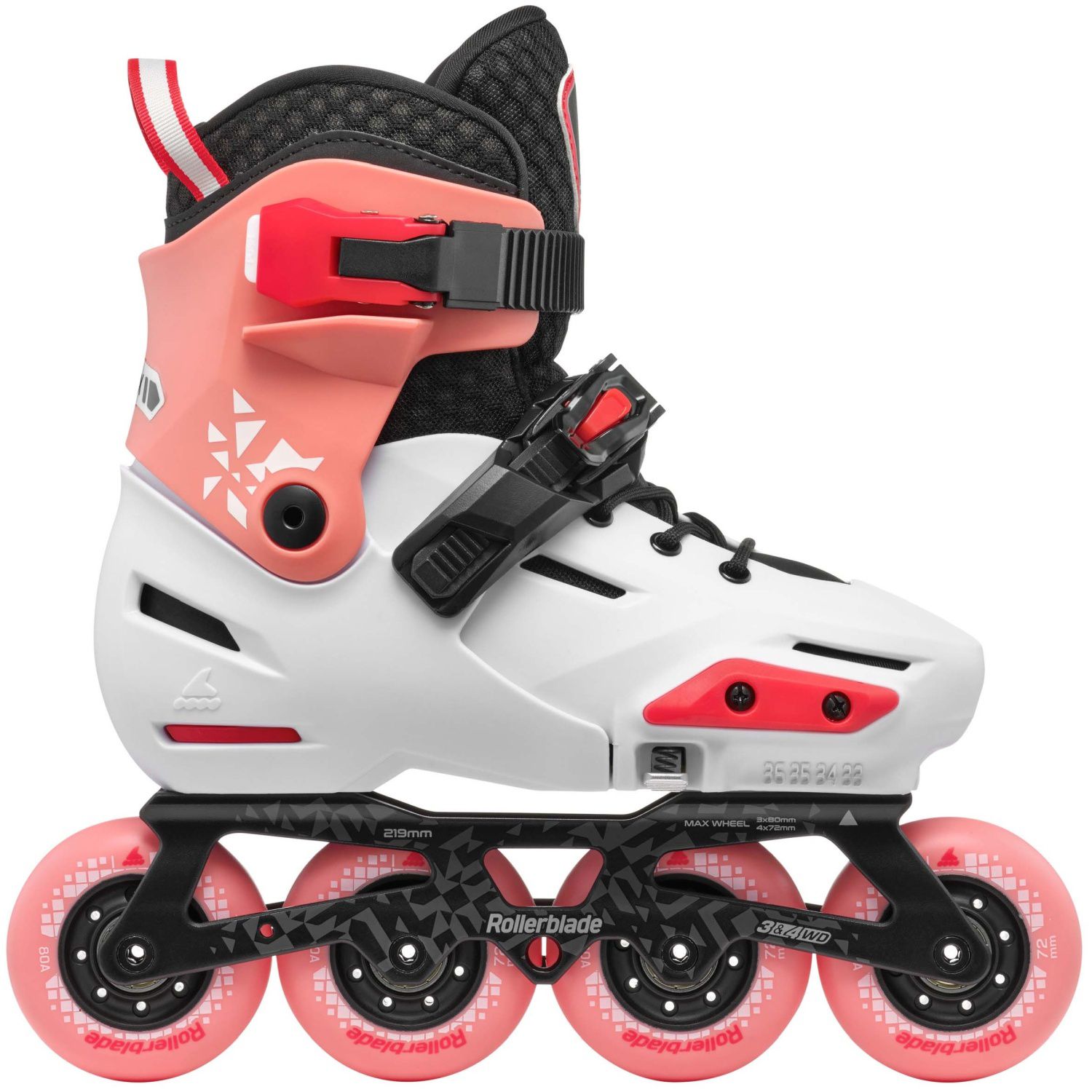 Patins Infantil Apex Rollerblade Rosa-3