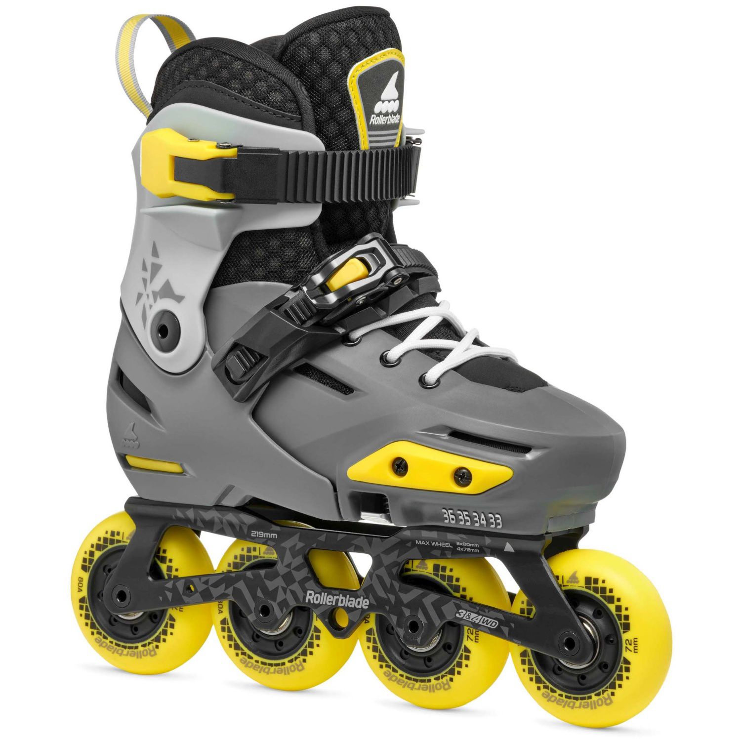 Patins Infantil Apex Rollerblade Amarelo-1