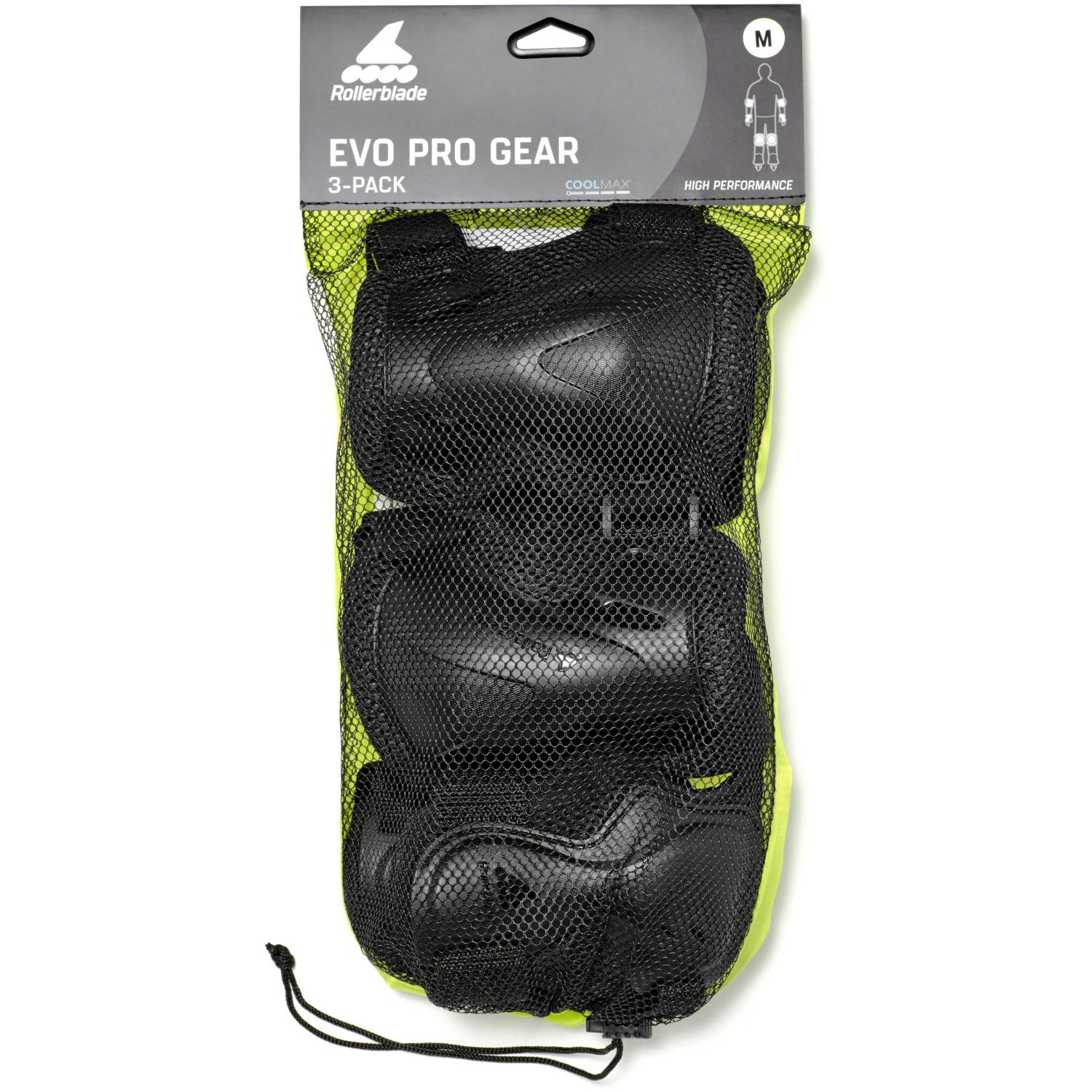 Set de Proteções de Patinagem Unissexo Evo Pro Gear 3 Rollerblade Preto-4
