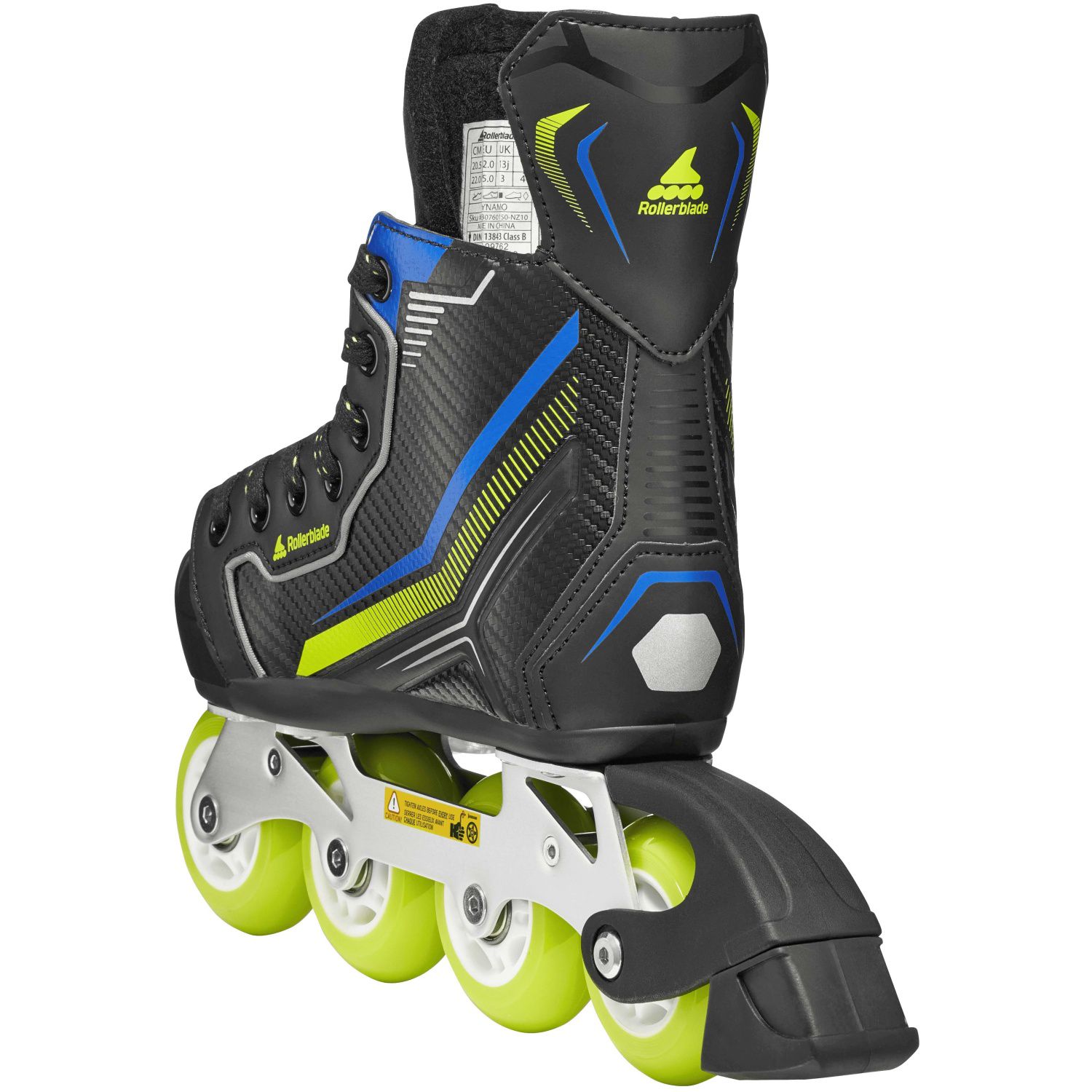 Patins de Hóquei Infantil Dynamo Rollerblade Preto-3