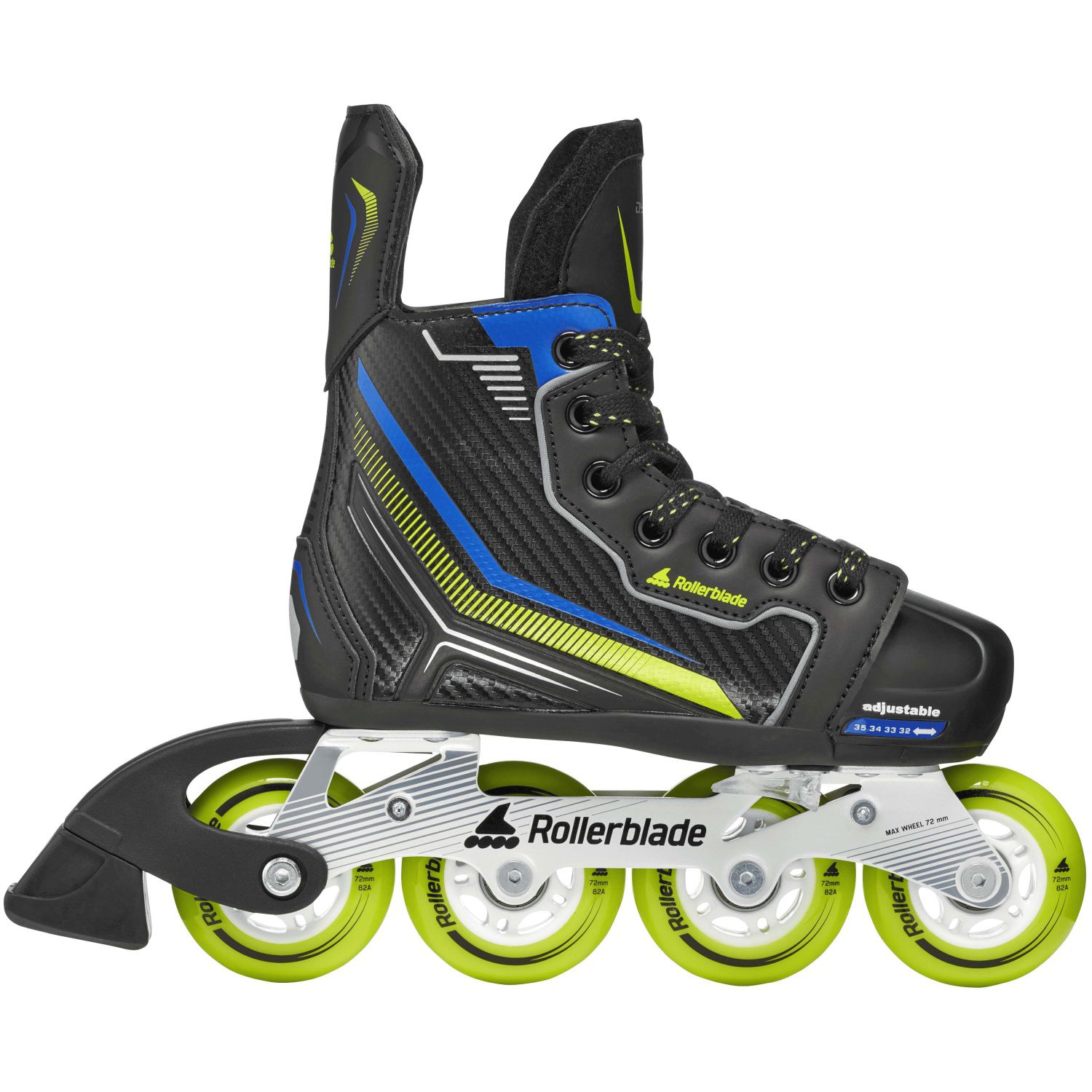 Patins de Hóquei Infantil Dynamo Rollerblade Preto-4