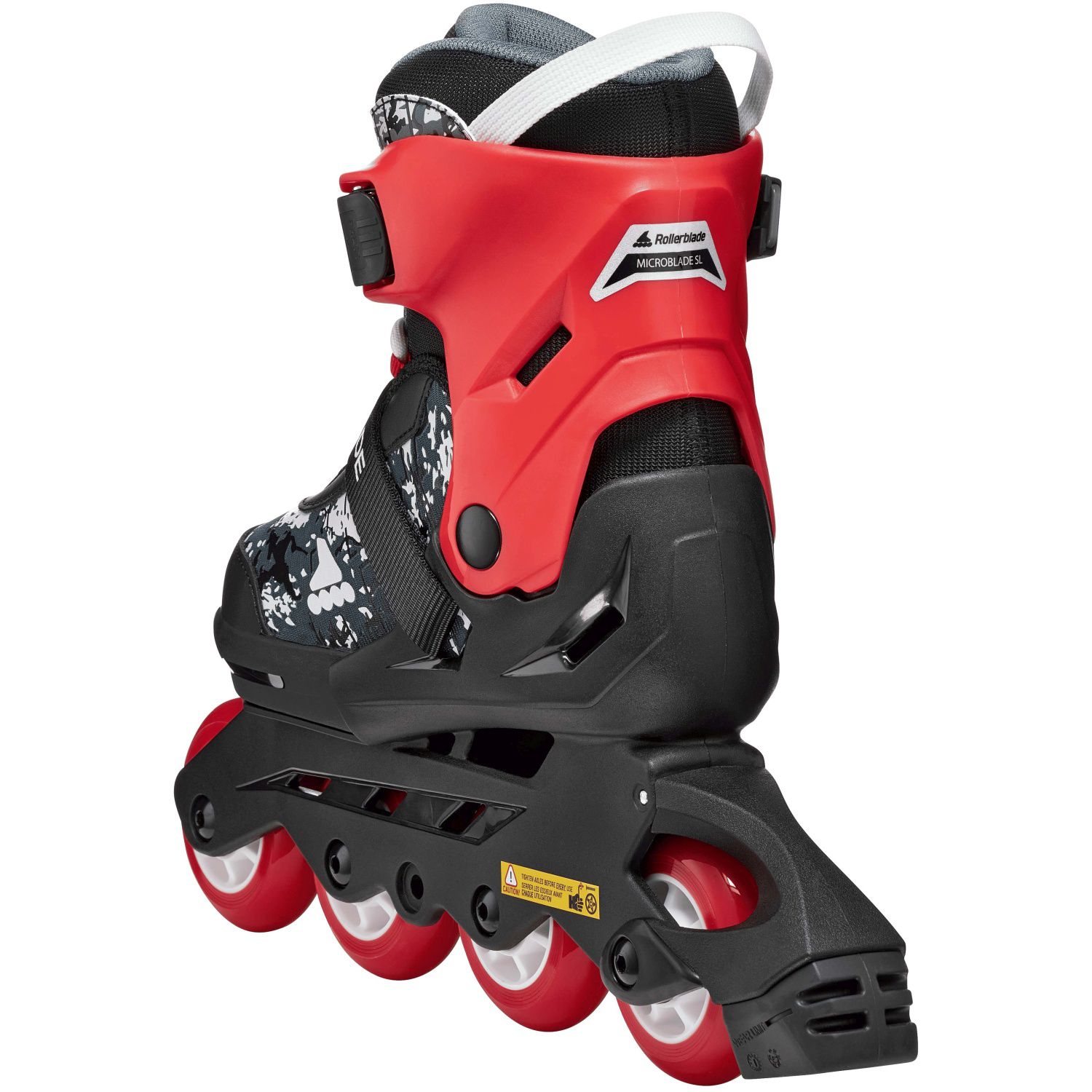Patins Infantil Microblade Sl Rollerblade Vermelho-4
