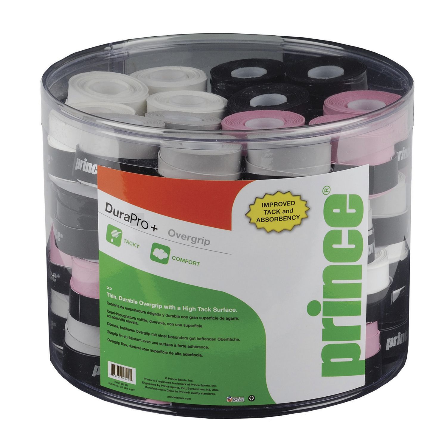 Imagem 0 de Pack de 60 Overgrip Durapro 0.6 Mm Prince