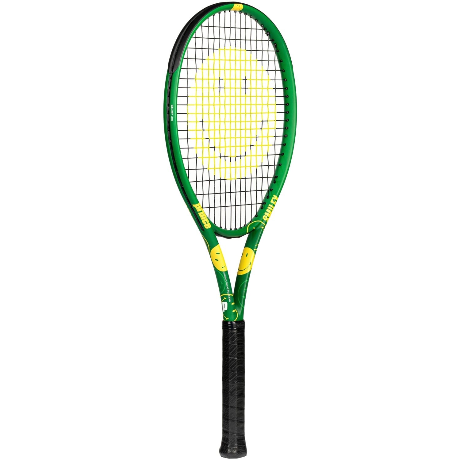 Raquete de Ténis Beast Power 285 G Smiley Edition Encordoada Prince Verde-2