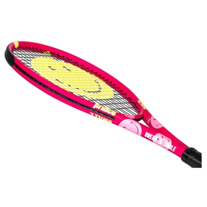 Raquete de Ténis Beast Power 285 G Pink Smiley Edt Encordoada Prince Rosa-6