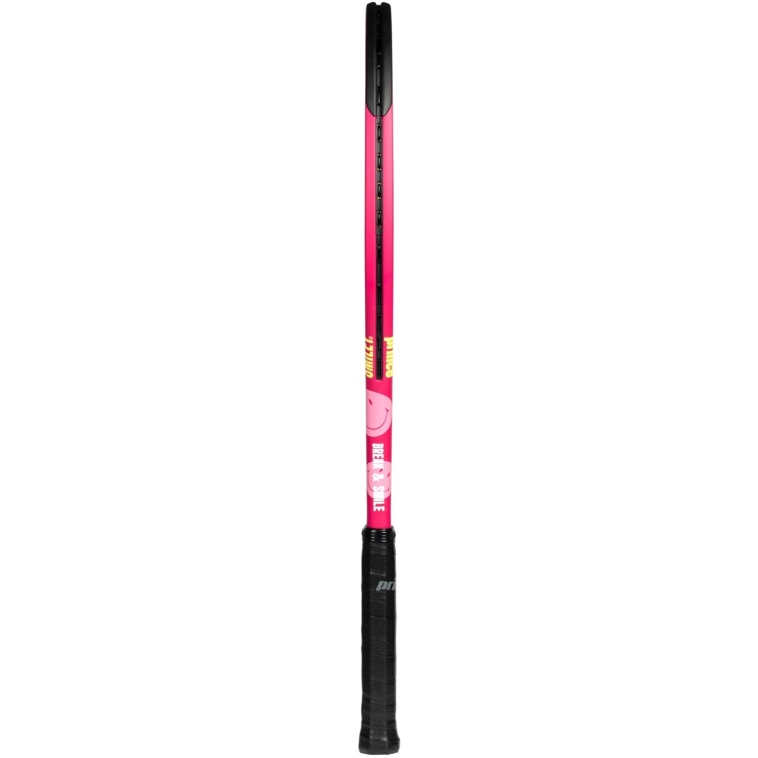 Raquete de Ténis Beast Power 270 G Pink Smiley Edt Encordoada Prince Rosa-4