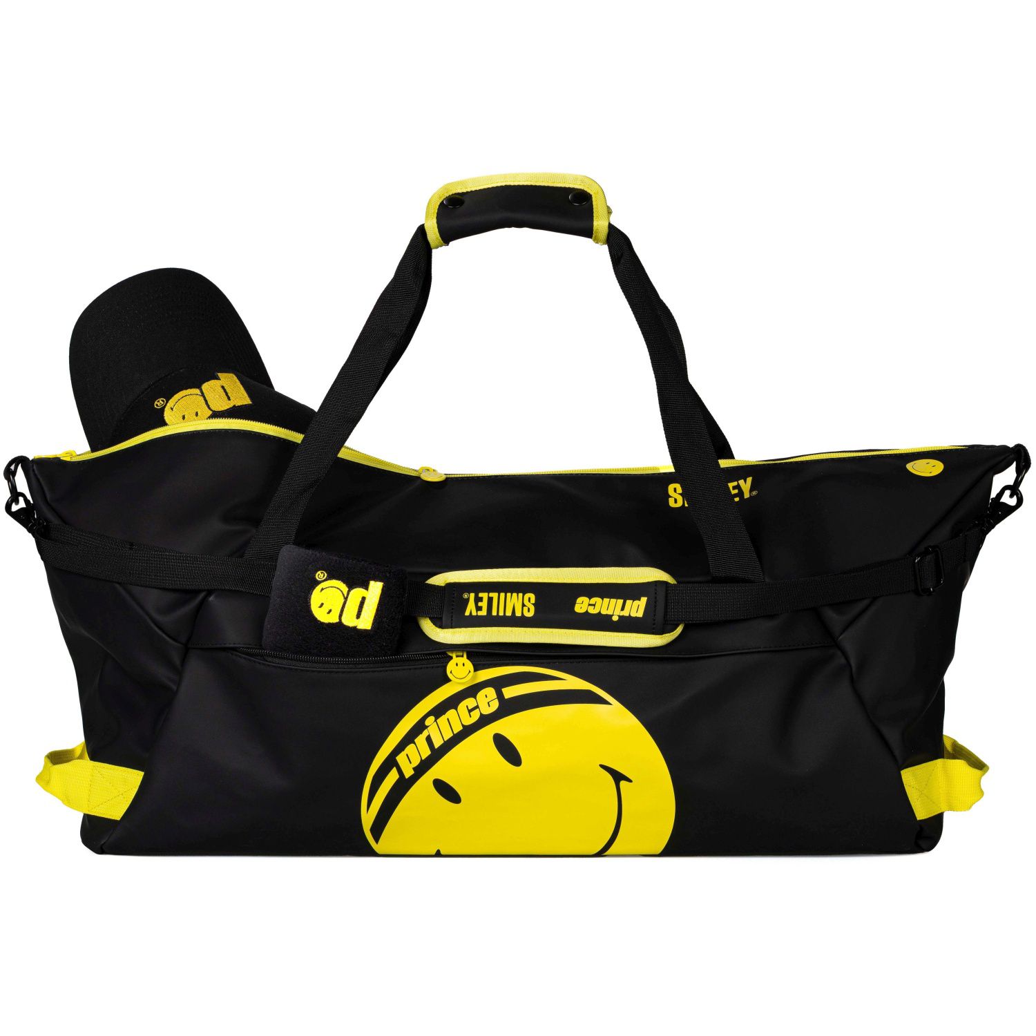 Bolsa de Ténis e Pádel Smiley Perf Duffel Prince Preto-4