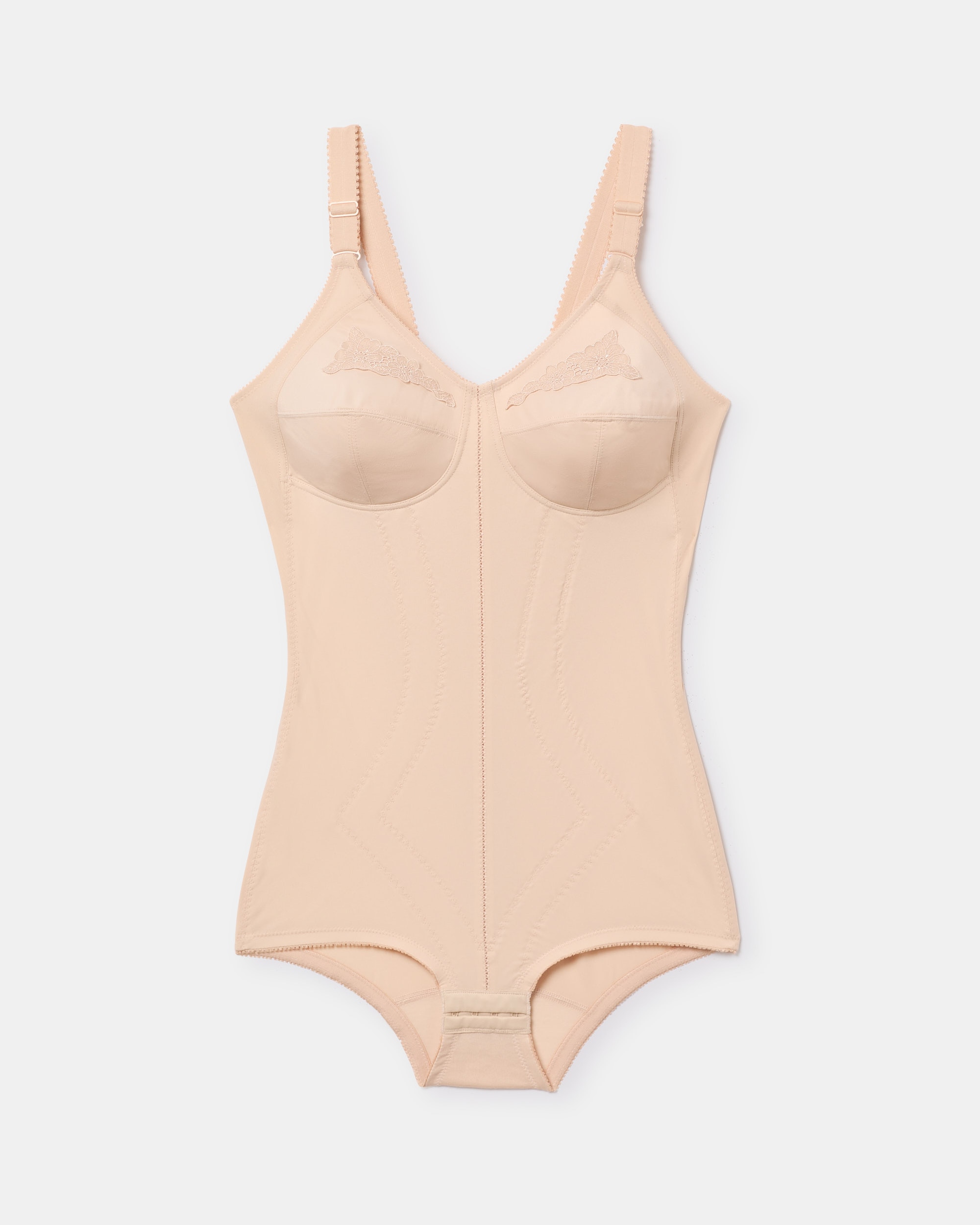 Body Redutor Shapewear Control de Sustentação Máxima e Tecido Ultraligeiro Natural-3