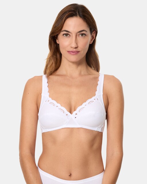 Imagem 0 de Soutien sem Aros de Sustentação Clássica com Bordados