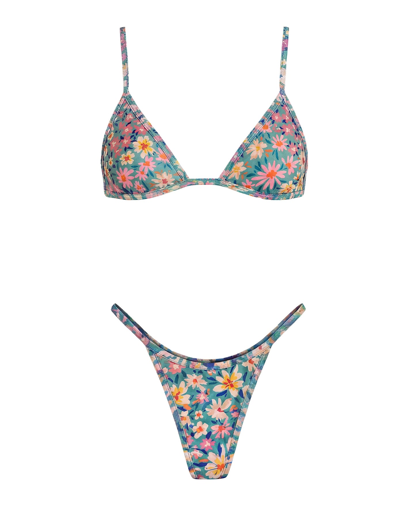 Imagem 0 de Bikini Ditsy Flowers Poliamida Reciclada Padrão Flores