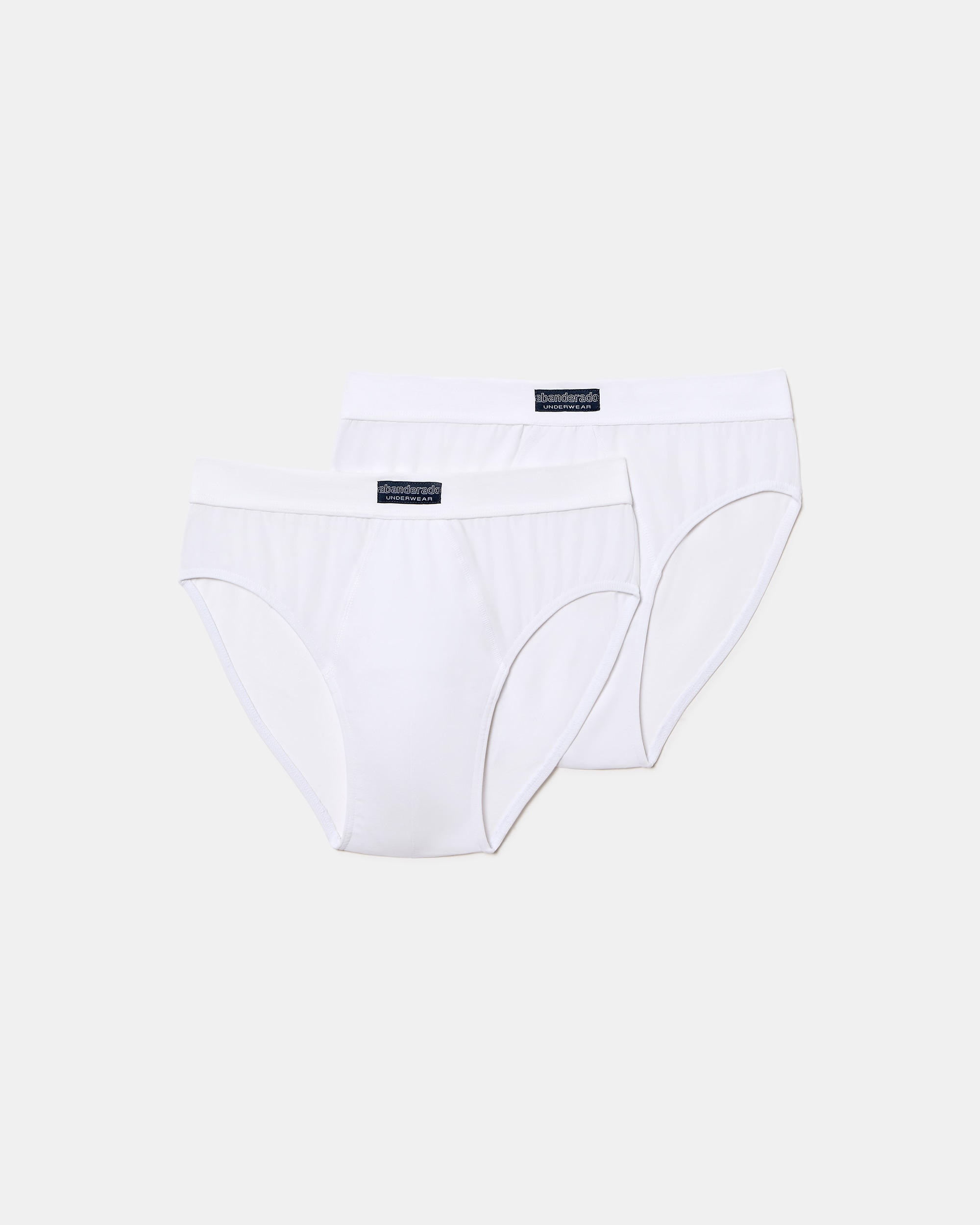 Pack de Dois Slips Abertos com Estampados Branco-1