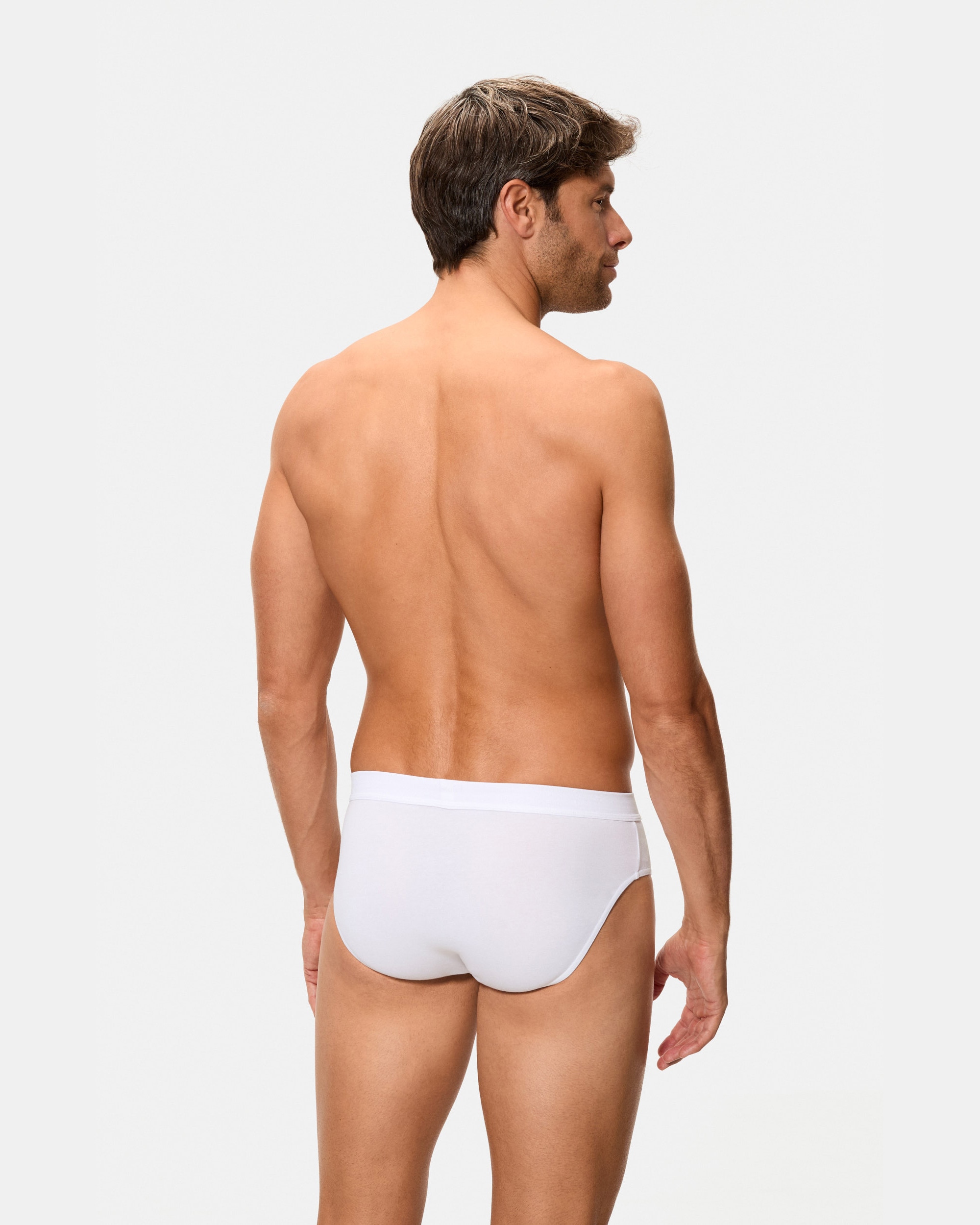Pack de Dois Slips Abertos com Estampados Branco-3