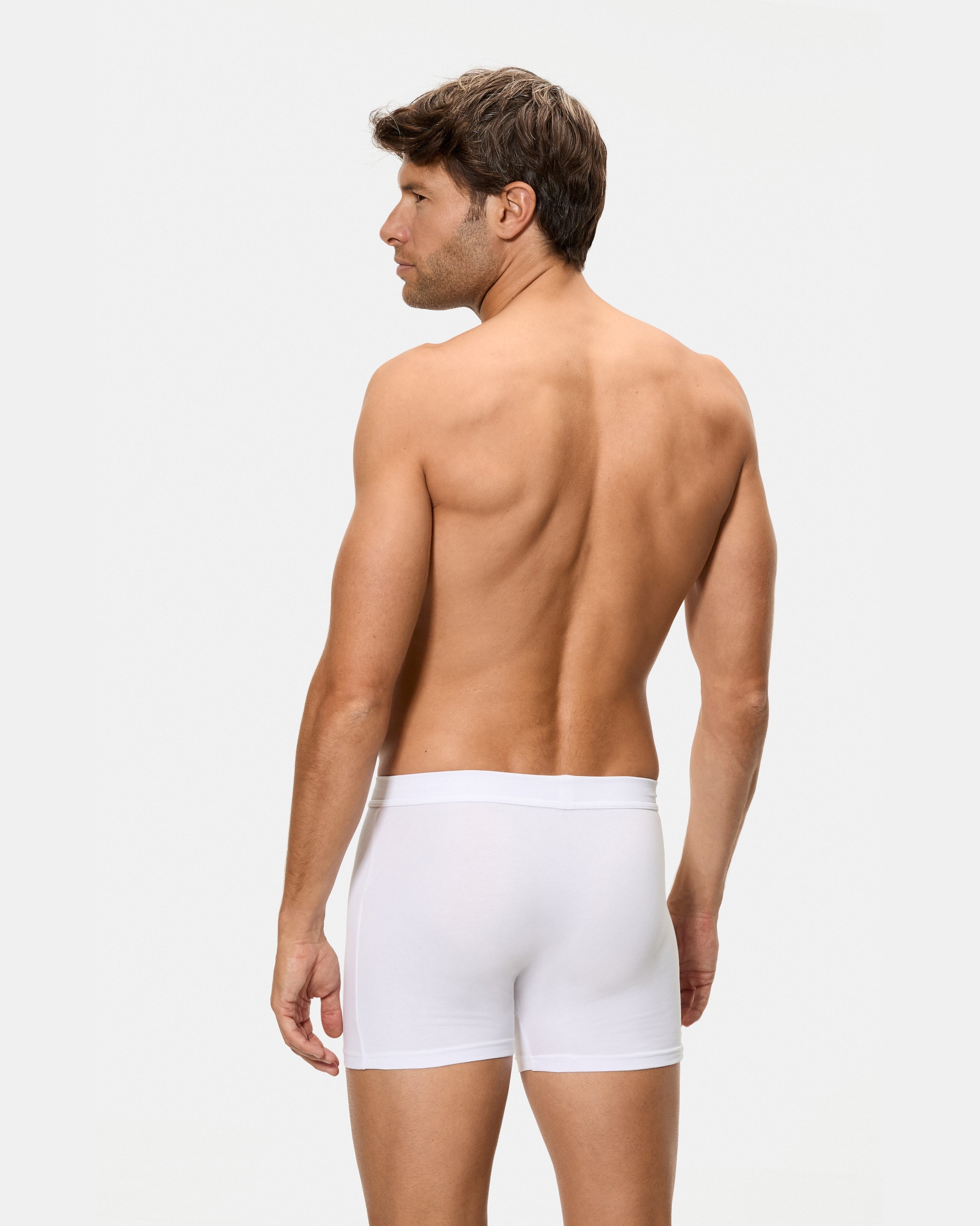 Pack de Dois Boxers de Malha com Estampados Branco-3