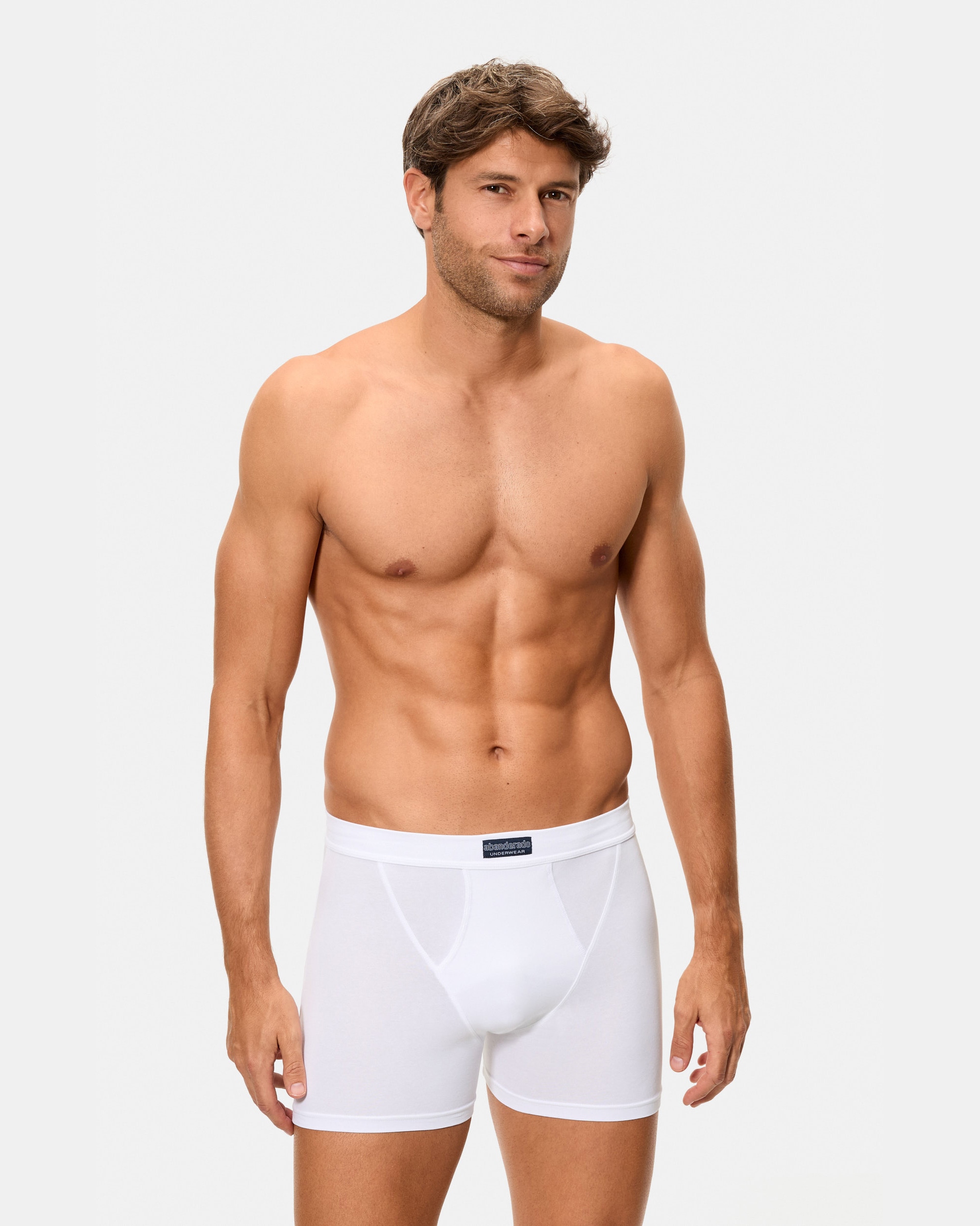Pack de Dois Boxers de Malha com Estampados Branco-5