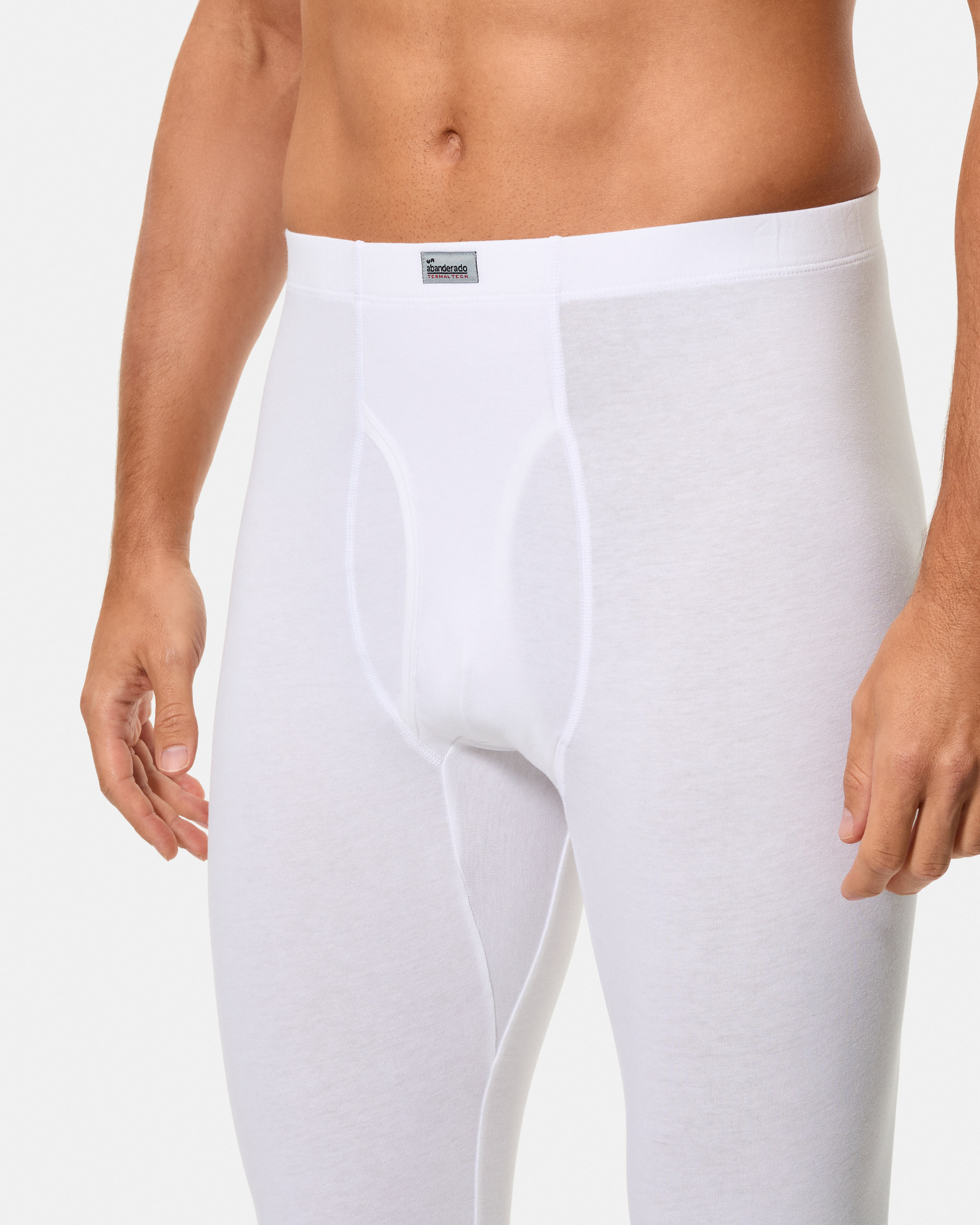 Cueca Comprida Térmica Branco-3