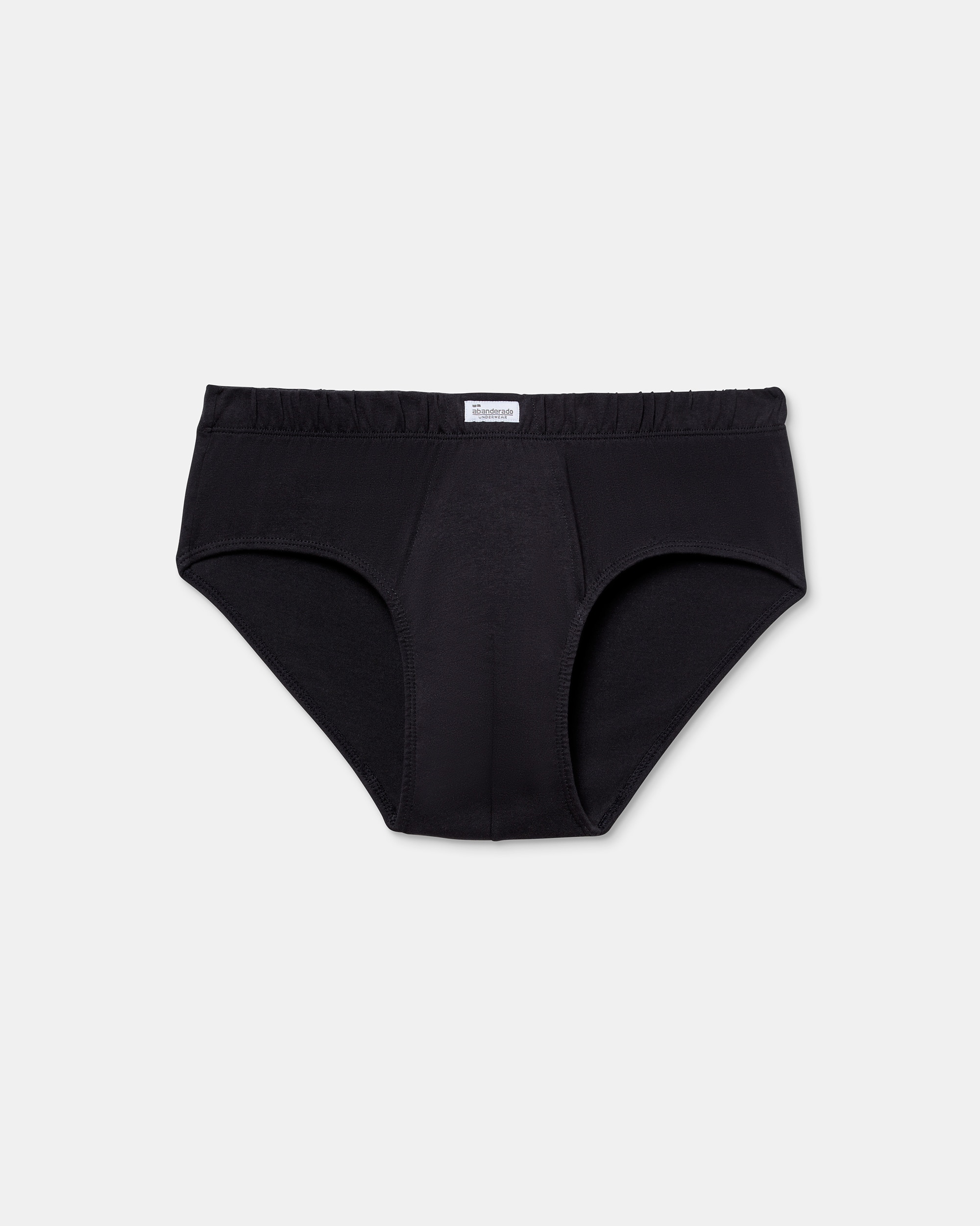 Slip Fechado de Algodão Preto-4