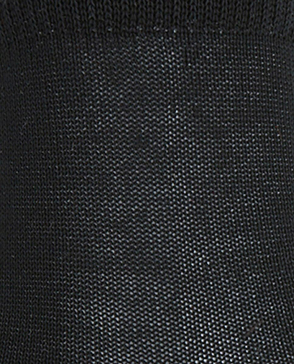 Pack de 3 Pares de Meias Lisas Para Bebé em 100% Algodão Mercerizado Punto Blanco Preto-2