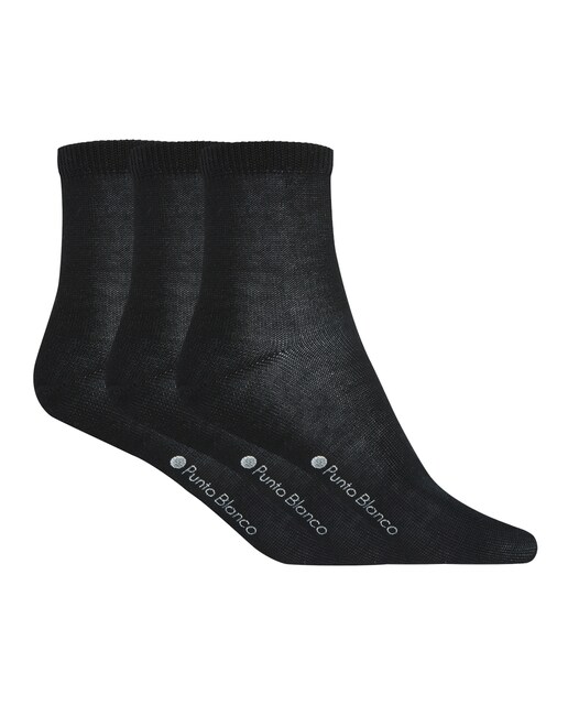 Imagem 0 de Pack de 3 Pares de Meias Lisas Para Bebé em 100% Algodão Mercerizado