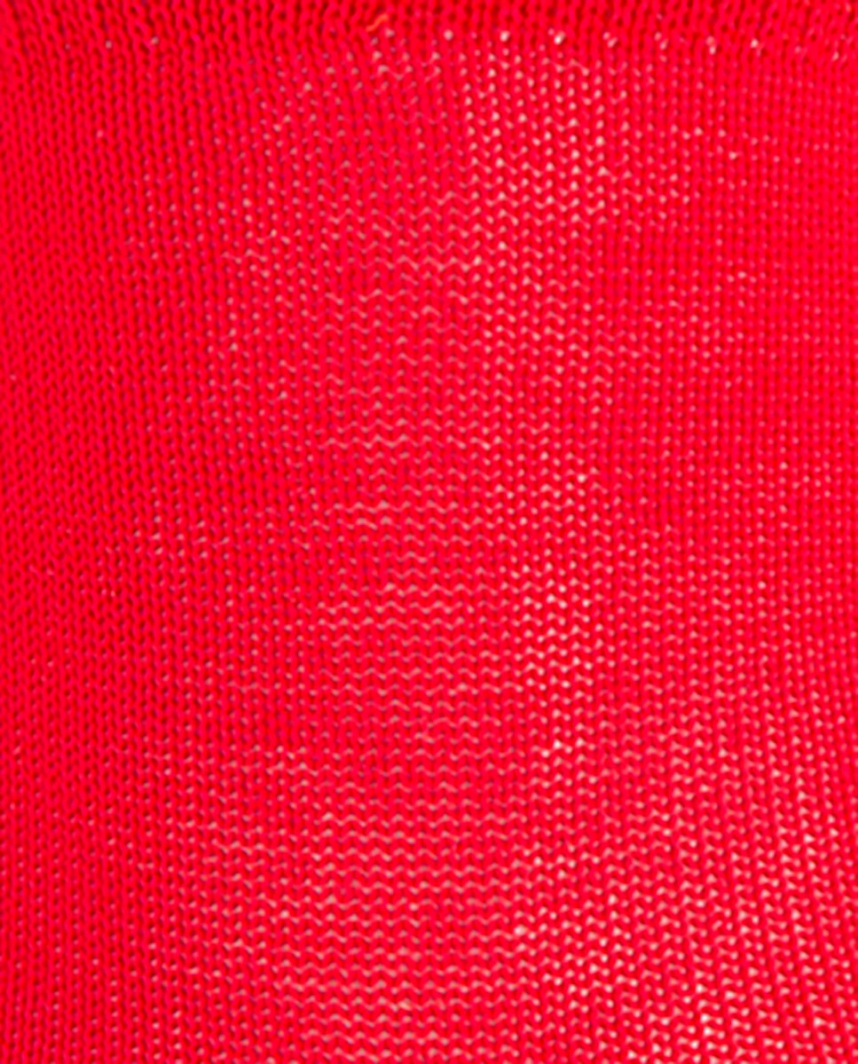 Pack de 3 Pares de Meias Lisas em 100% Algodão Mercerizado Vermelho-2