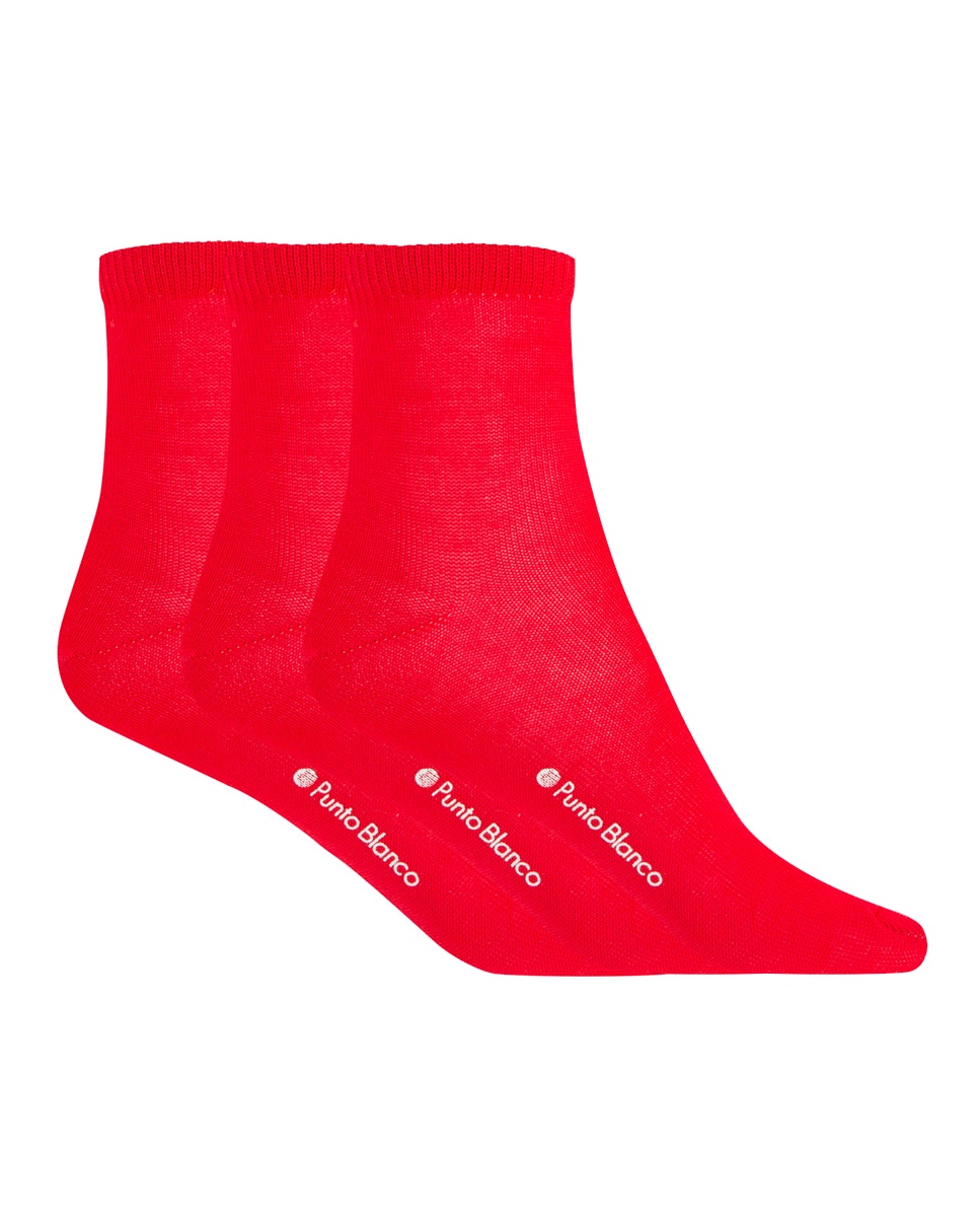 Imagem 0 de Pack de 3 Pares de Meias Lisas em 100% Algodão Mercerizado