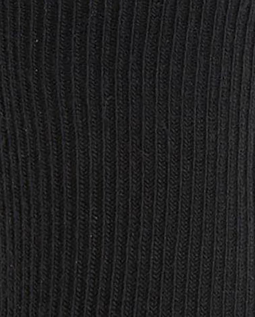Pack de 2 Pares de Meias Caneladas Preto-2