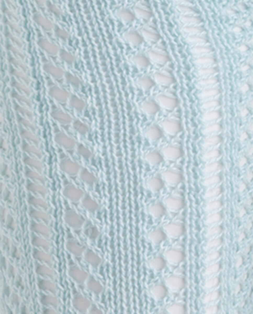 Pack de 2 Meias de Algodão com Perfurado Azul-claro-2