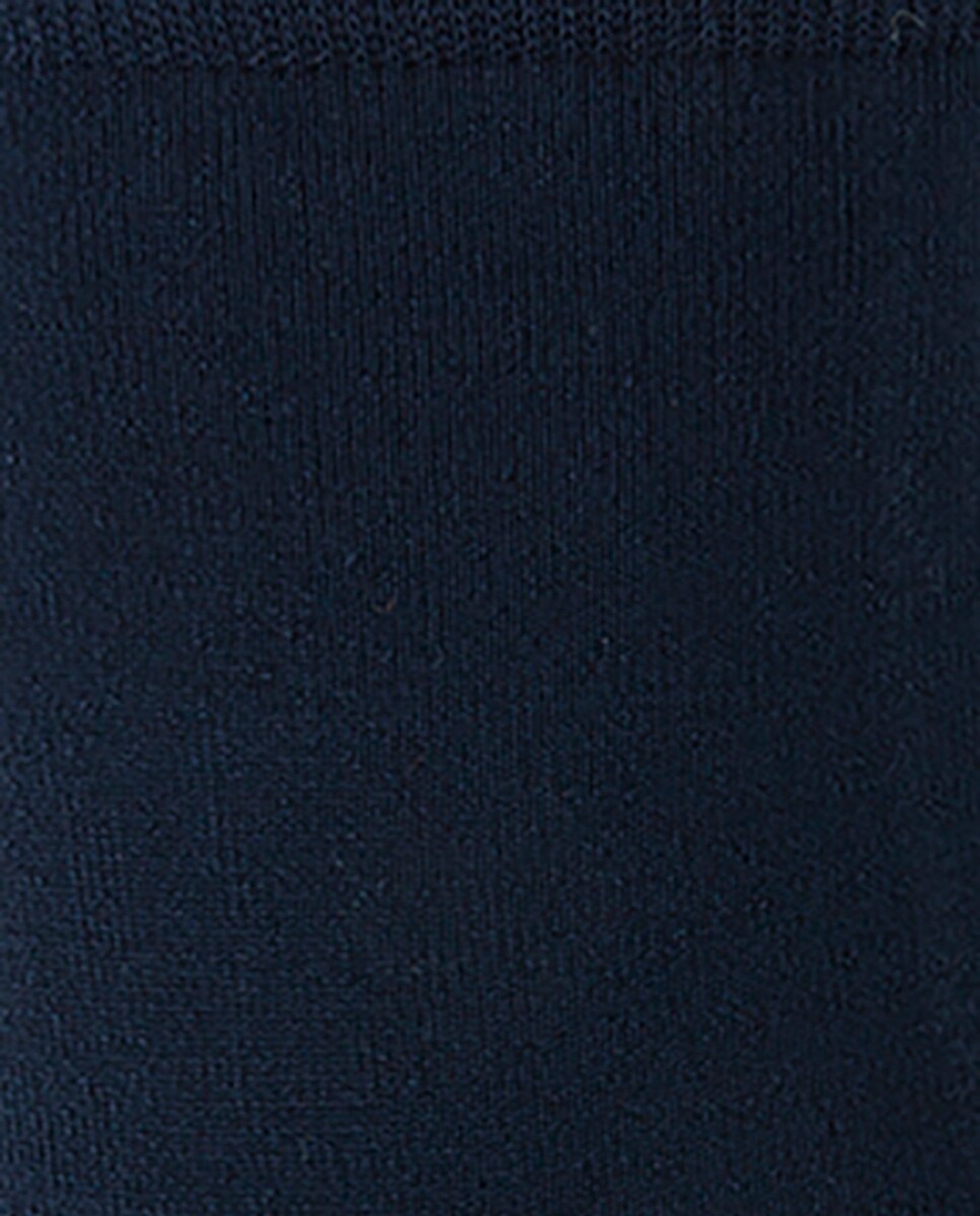 Meias de Fio Da Escócia Lisas Azul-marinho-2