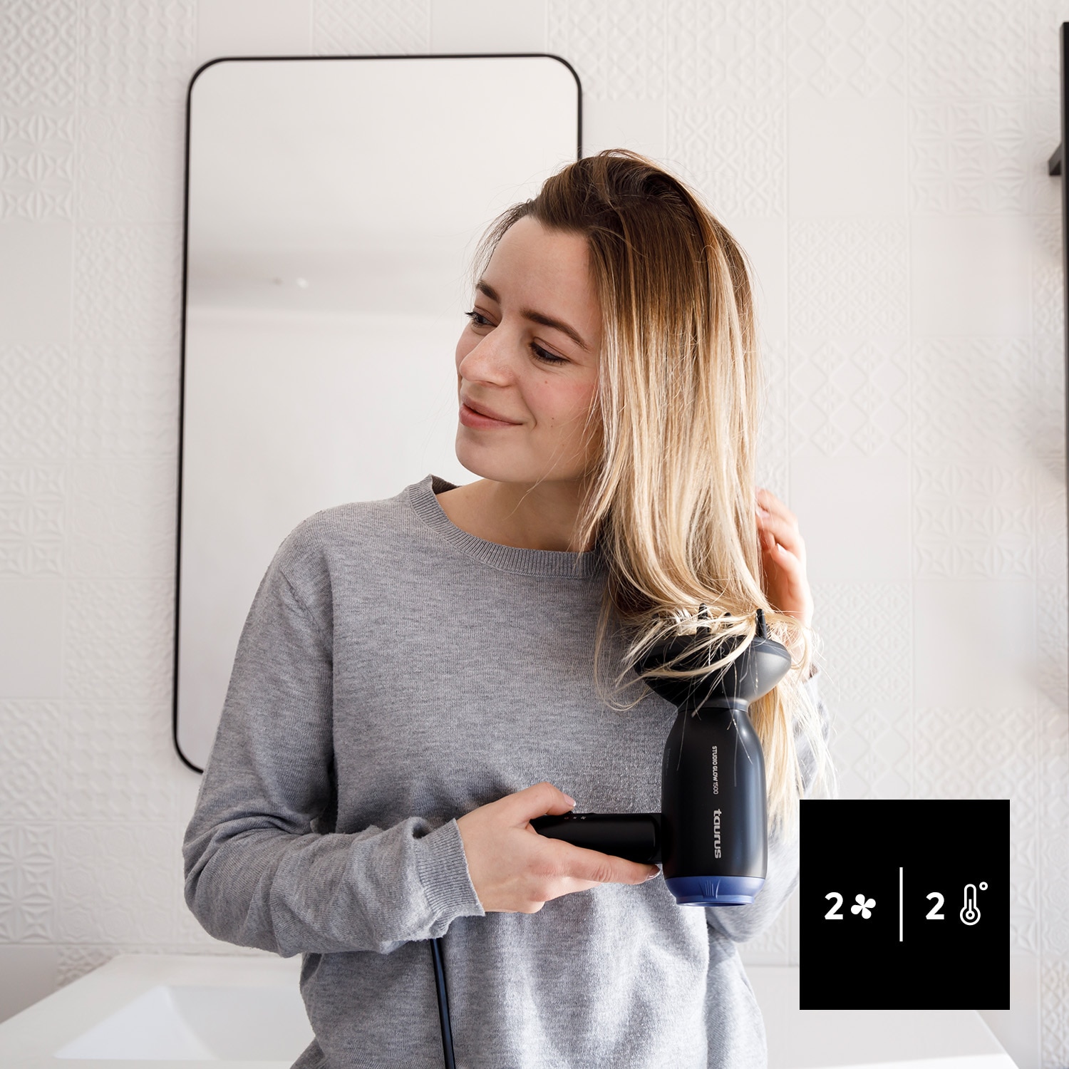 Secador de cabelo Taurus Studio Glow 1500w Preto-4