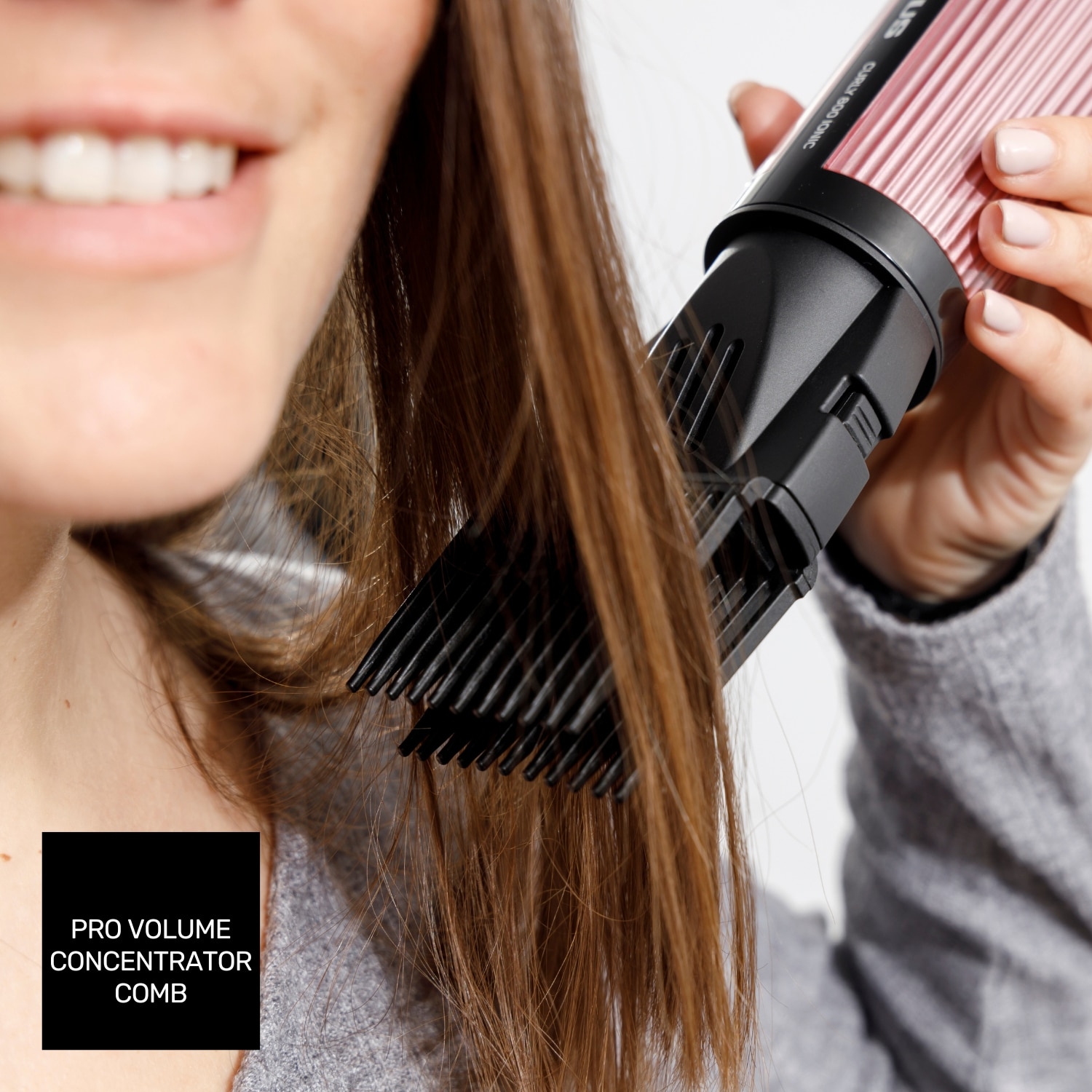 Secador de Cabelo Difusor Taurus Curly 800 Ionic Preto / Rosa-6