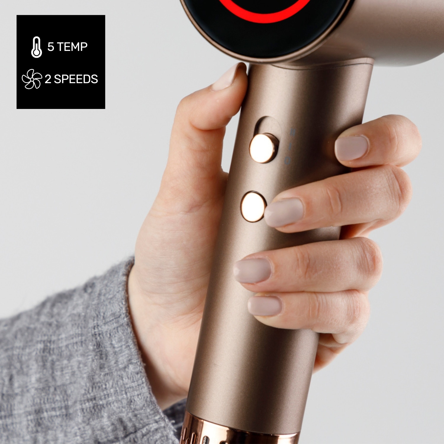 Secador de Cabelo Taurus Digital Force Protect Plus Castanho-3