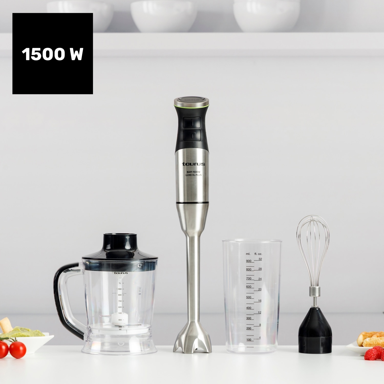 Varinha Mágica Taurus Bapi 1500 Premium XL COM 3 acessórios 1500W Preto-2