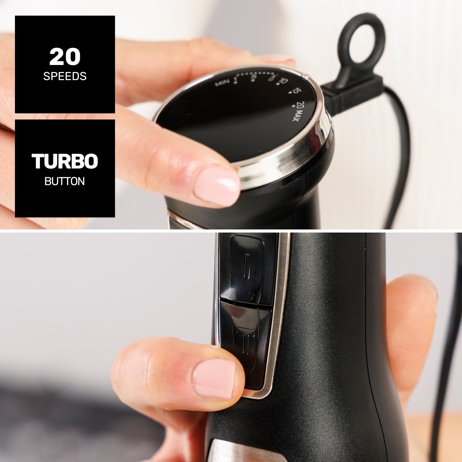 Varinha Mágica Taurus HBA2300X COM picador 2300W Preto-3