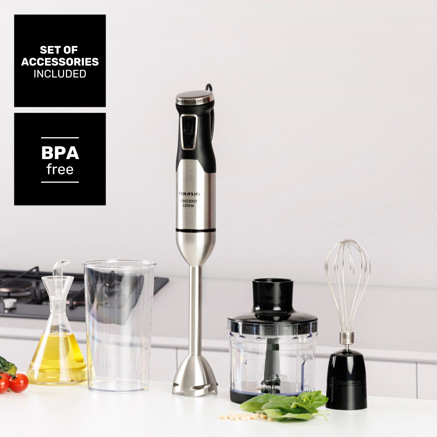 Varinha Mágica Taurus HBA2300X COM picador 2300W Preto-6