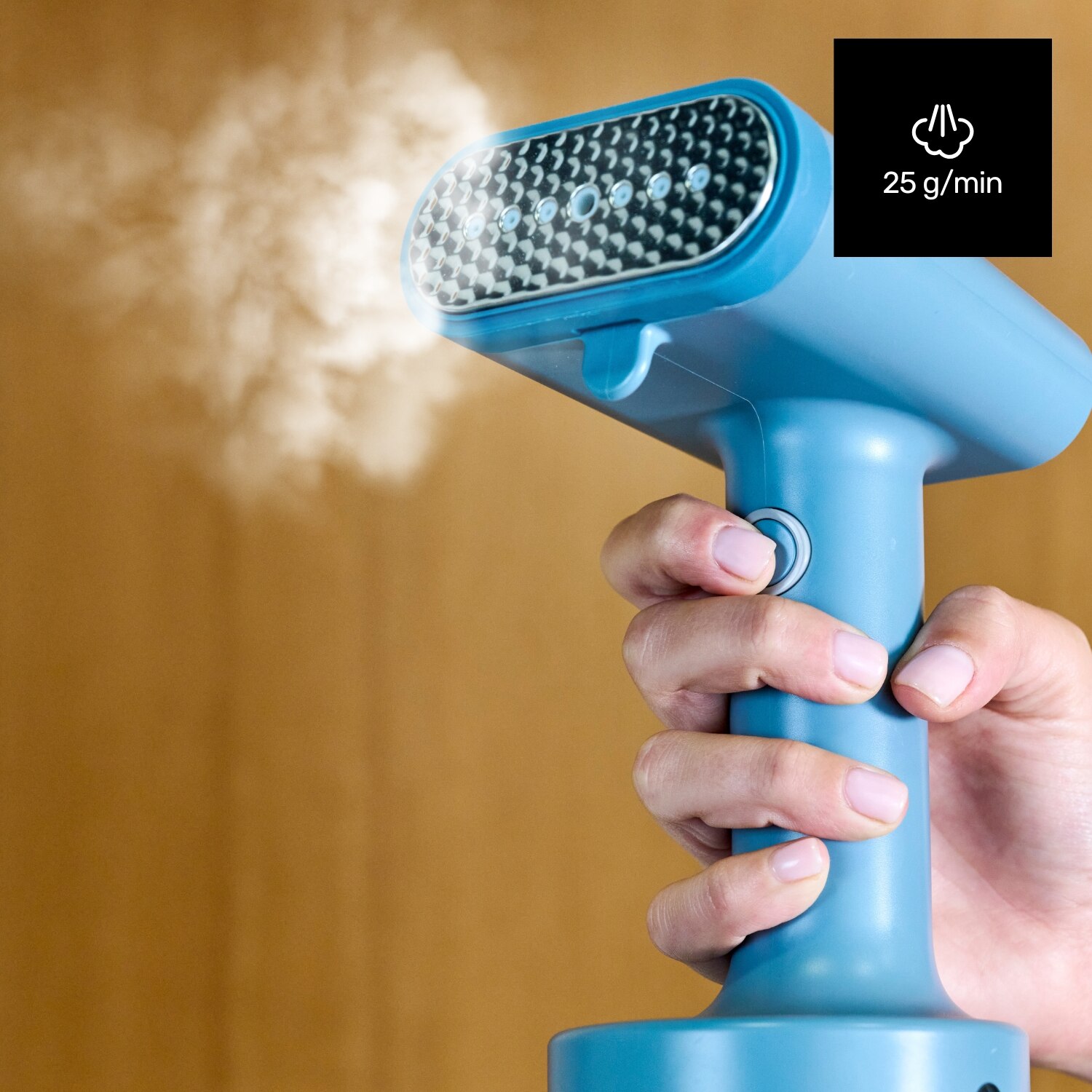 Ferro vertical a vapor Taurus Sliding Care Compact Azul-3