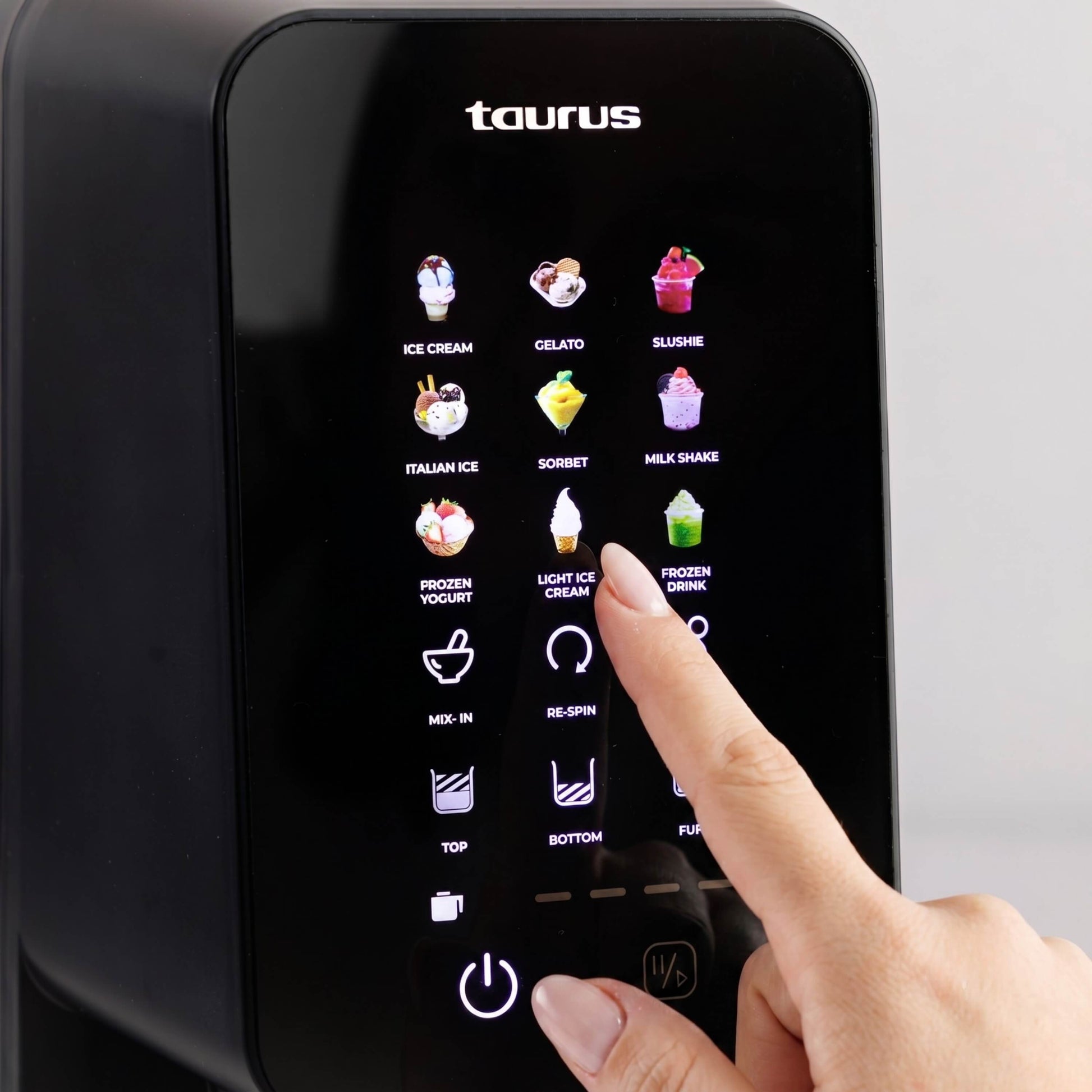 Máquina de Gelados Taurus Gelato Flow Preto-4