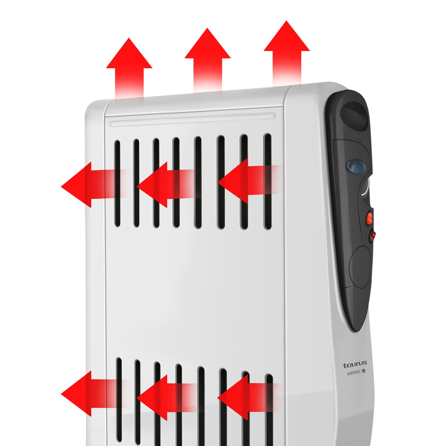 Radiador a Óleo Taurus Tuareg 2000 3 Níveis de Potência com Humidificador Integrado 2