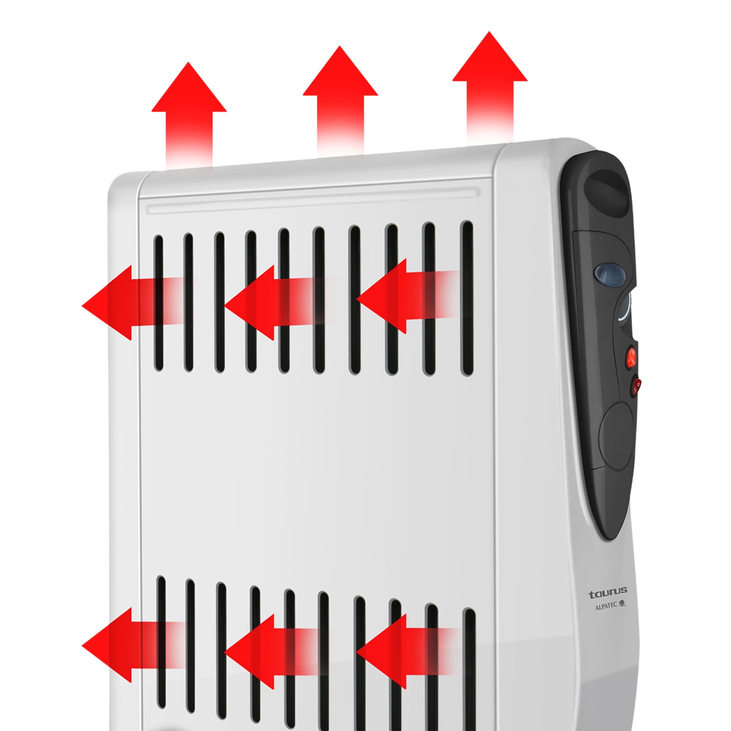 Radiador a Óleo Taurus Tuareg 2500 3 Níveis de Potência com Humidificador Integrado 2