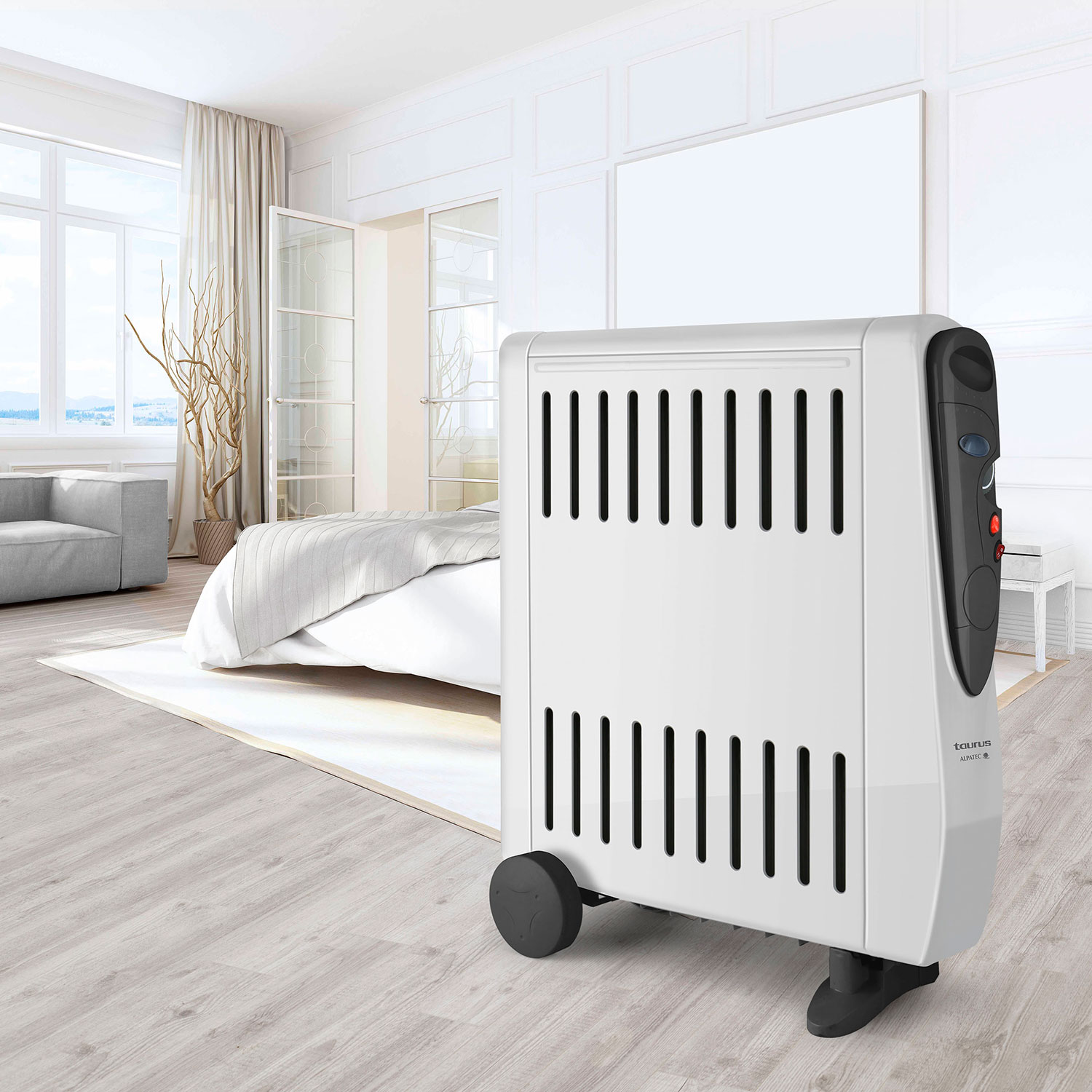 Radiador a Óleo Taurus Tuareg 2500 3 Níveis de Potência com Humidificador Integrado 3