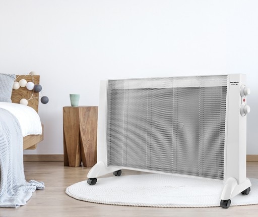 Radiador de Mica Taurus PRMB 2400 3 Intensidades e Termóstato Ajustável Branco-2