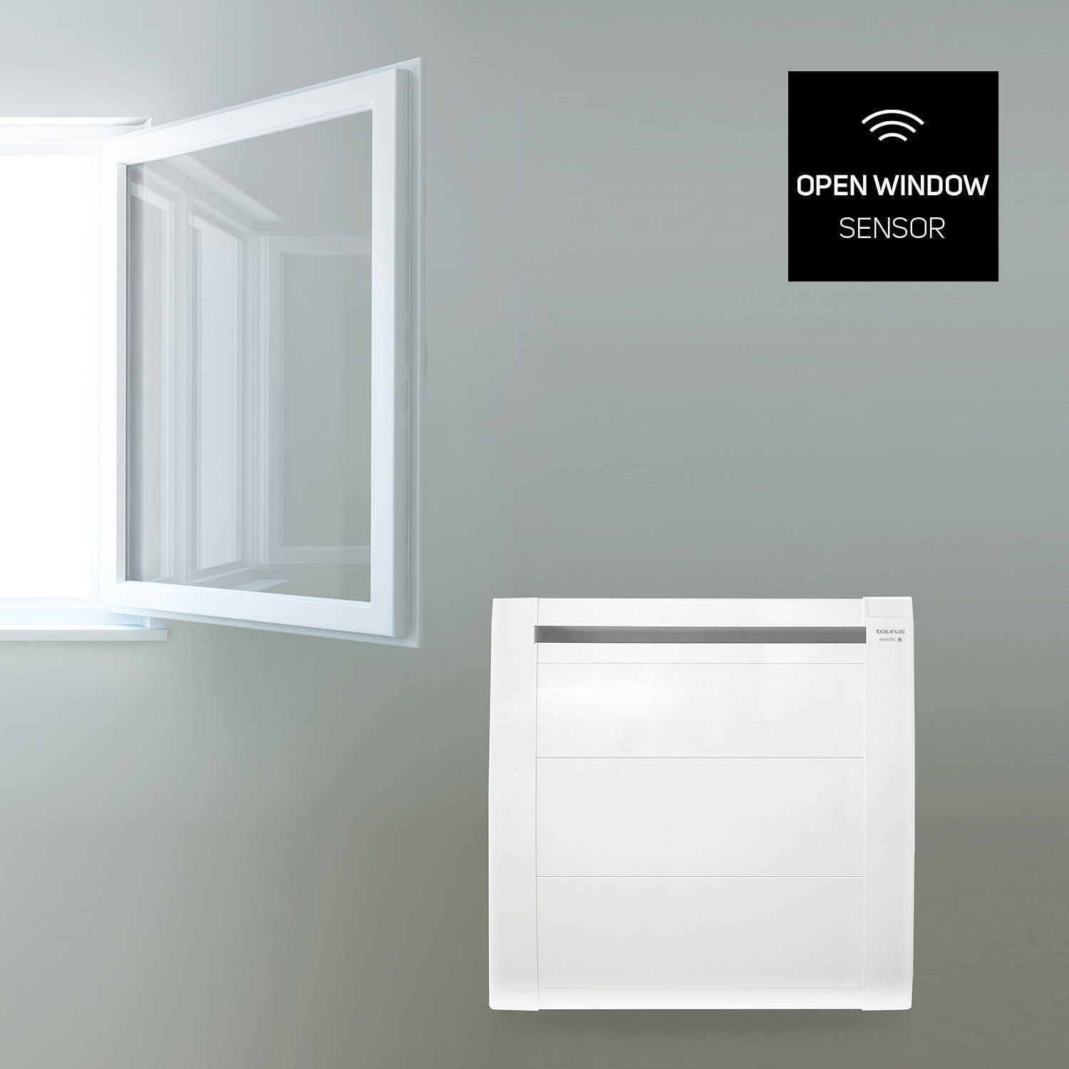 Emissor térmico Taurus Paradiso Ceramic 1500W com Real Cerami Stone Technology Branco-6