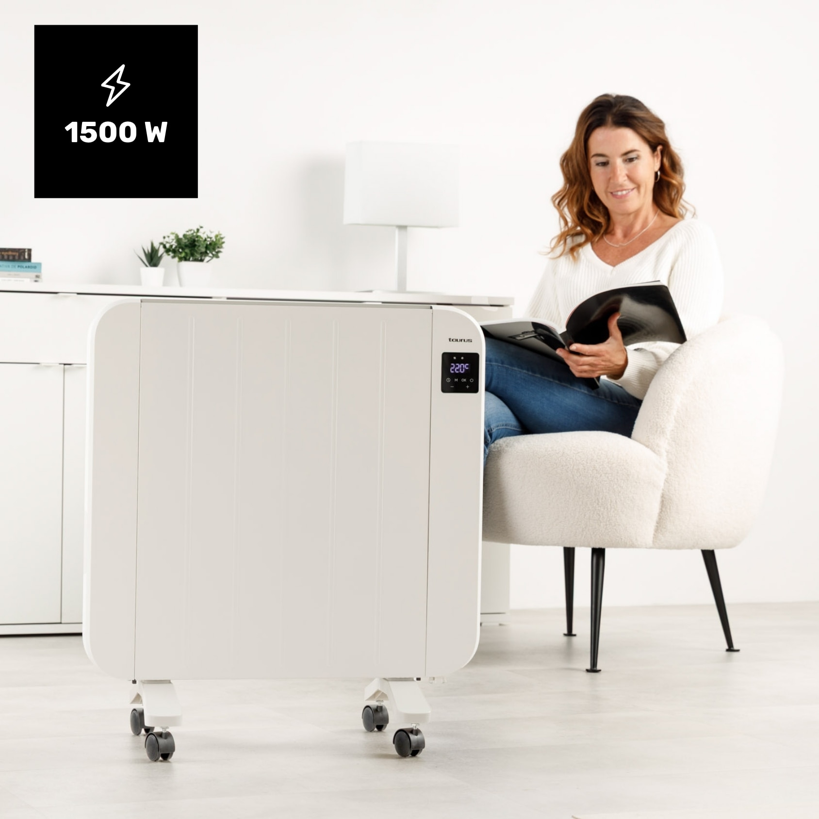 Emissor Térmico Taurus Nepal  1500 Branco-2