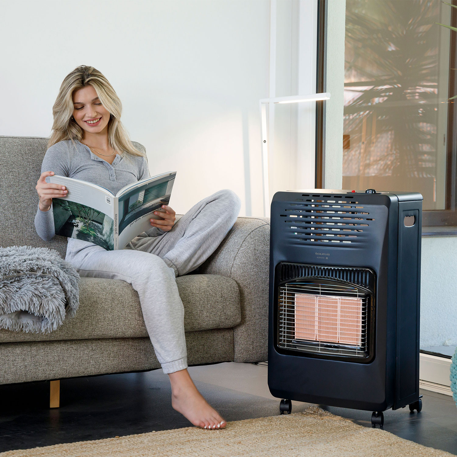Estufa a Gás Taurus Tropicano Gas Compact Preto-3