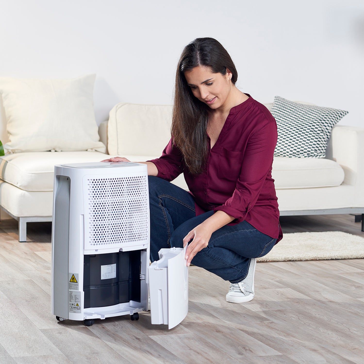 Desumidificador Taurus Pleasant Unique 22L/24H com Detector Automático de Nível Branco-6