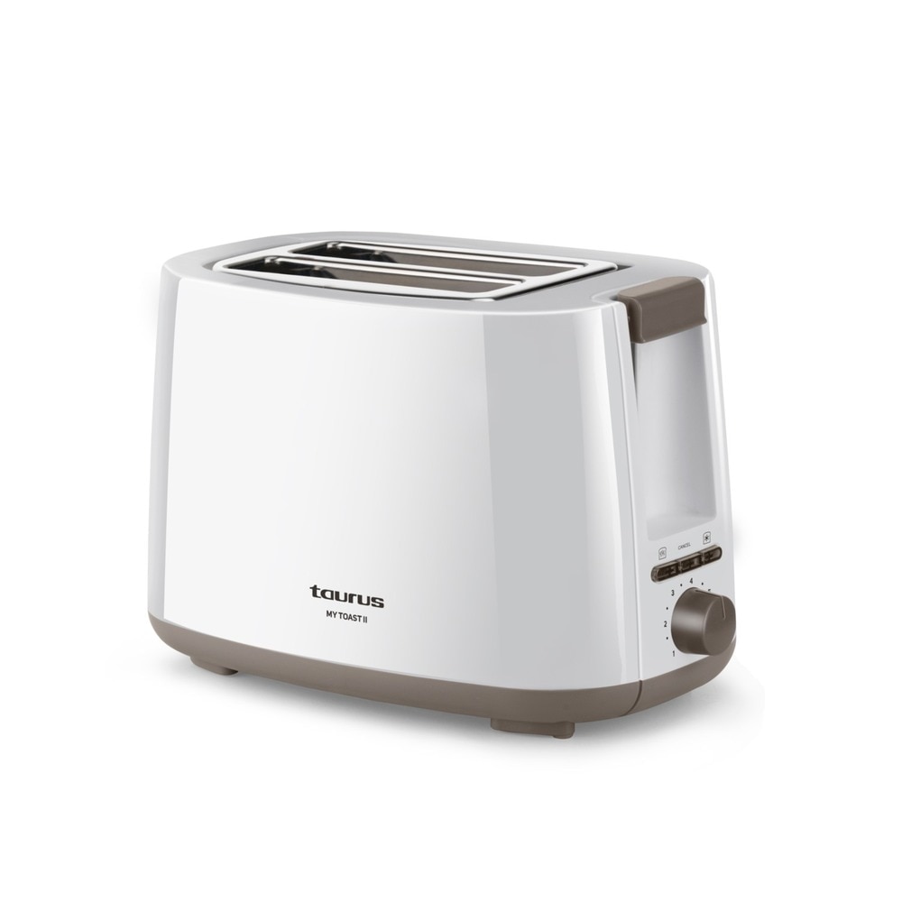 Torradeira com 2 Ranhuras Taurus My Toast II 750W e 7 Niveis de Tostagem Branco-1