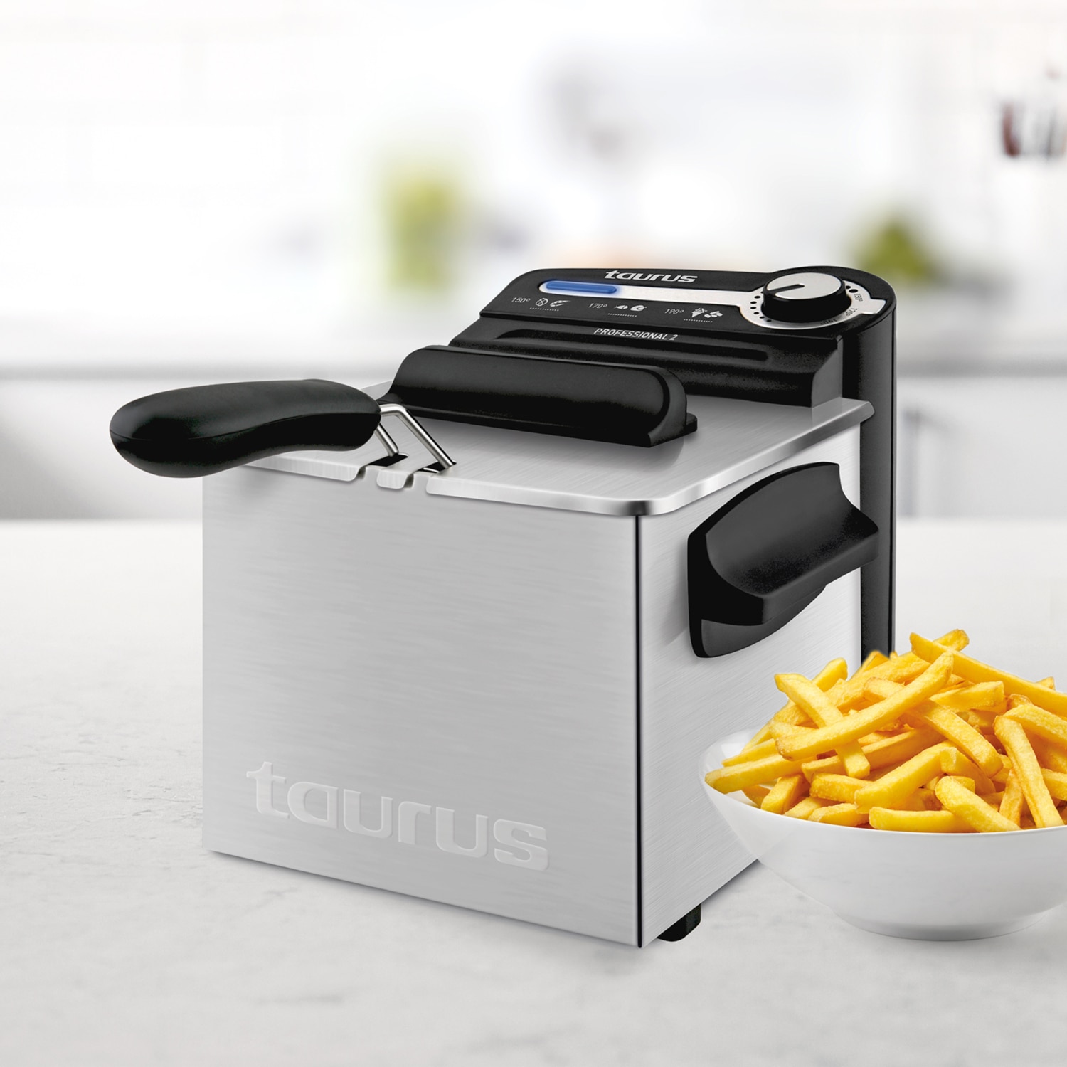 Fritadeira Taurus Profissional 2 Plus de 2L com Sistema de Filtragem Cinzento-5